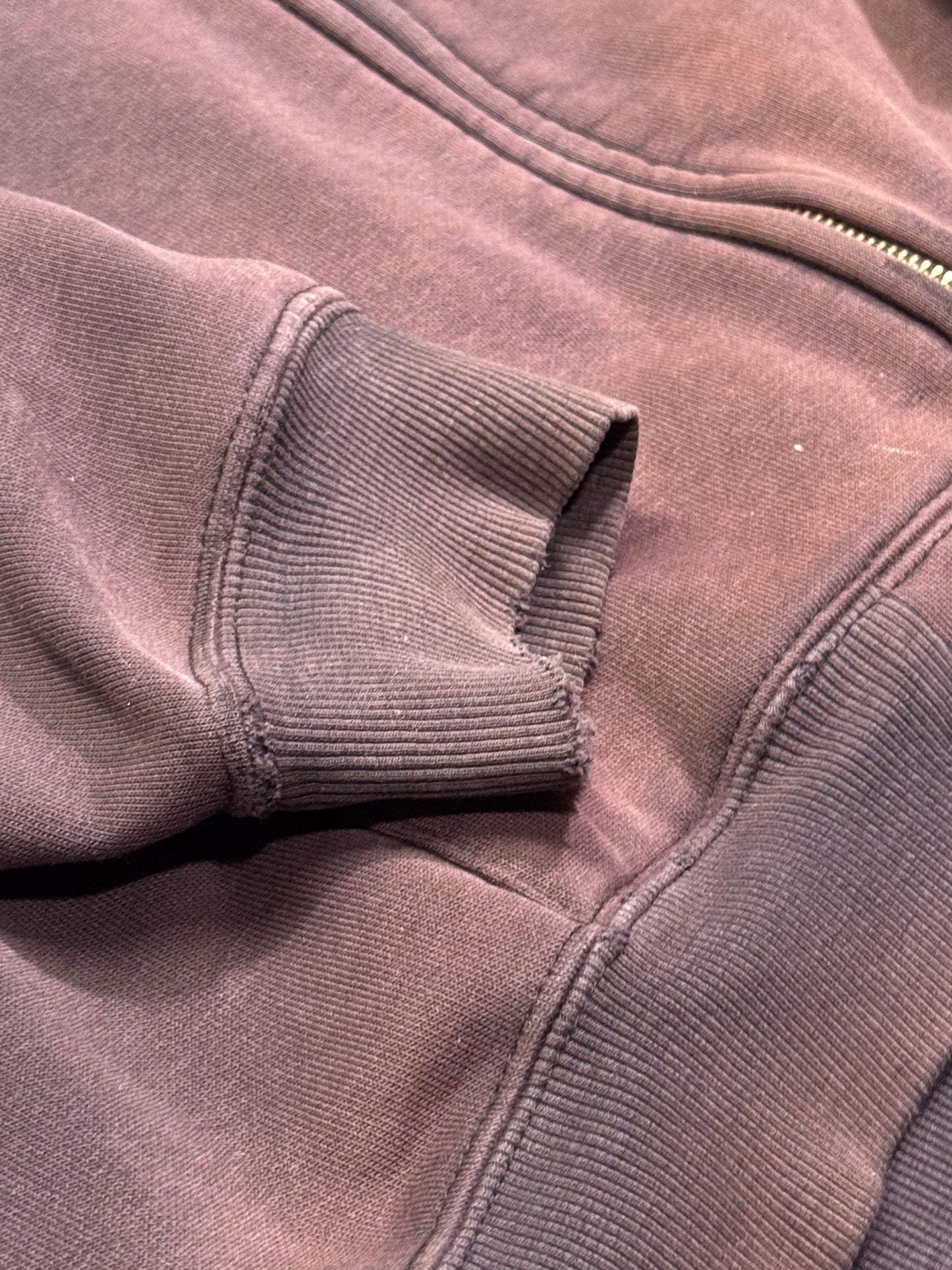 * 90'S CARHARTT FULL-ZIP HOODIE - FADED BLACK (L TALL)