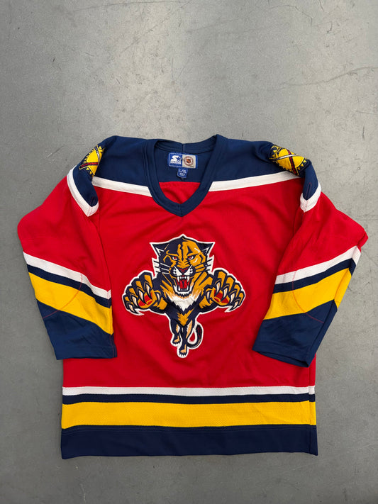 YOUTH FLORIDA PANTHERS NHL STARTER RED HOCKEY JERSEY