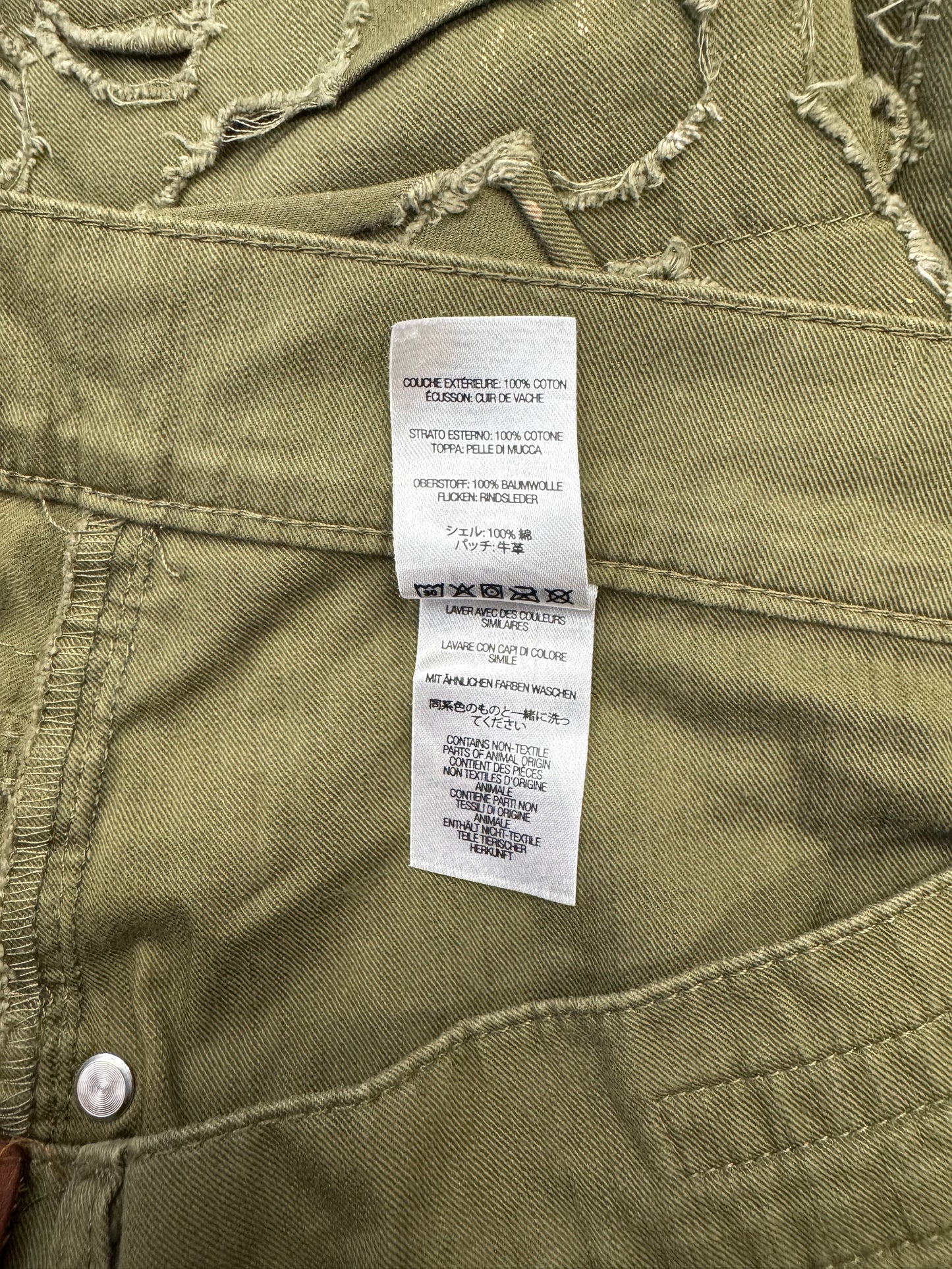 FW22 SUPREME X GRIFFIN 5-POCKET JEANS - LIGHT OLIVE