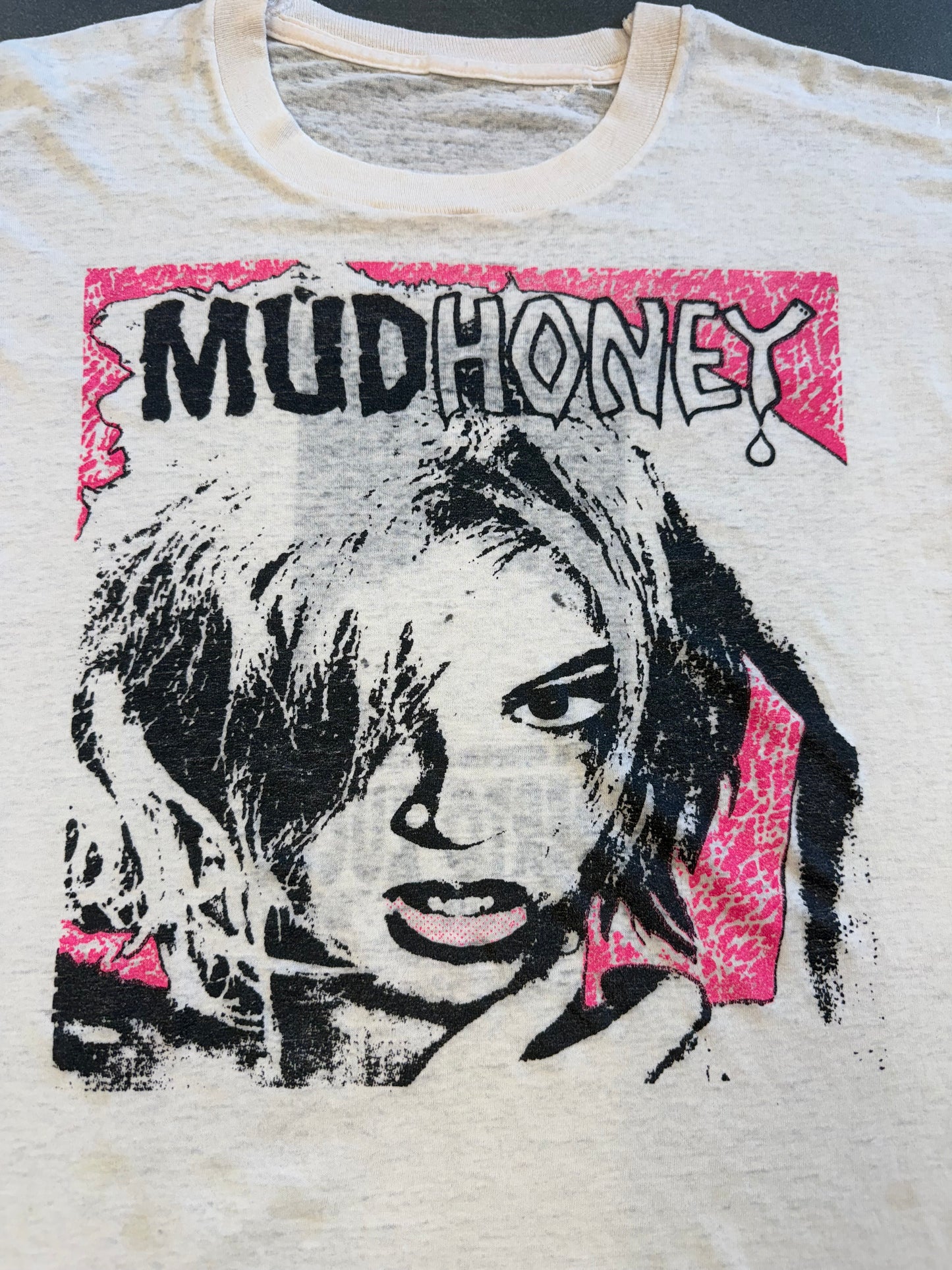 80'S MUDHONEY HAVE YOU SEEN THIS MAN? RUSS MEYER MOVIE PROMO TEE (PULLED TAG)