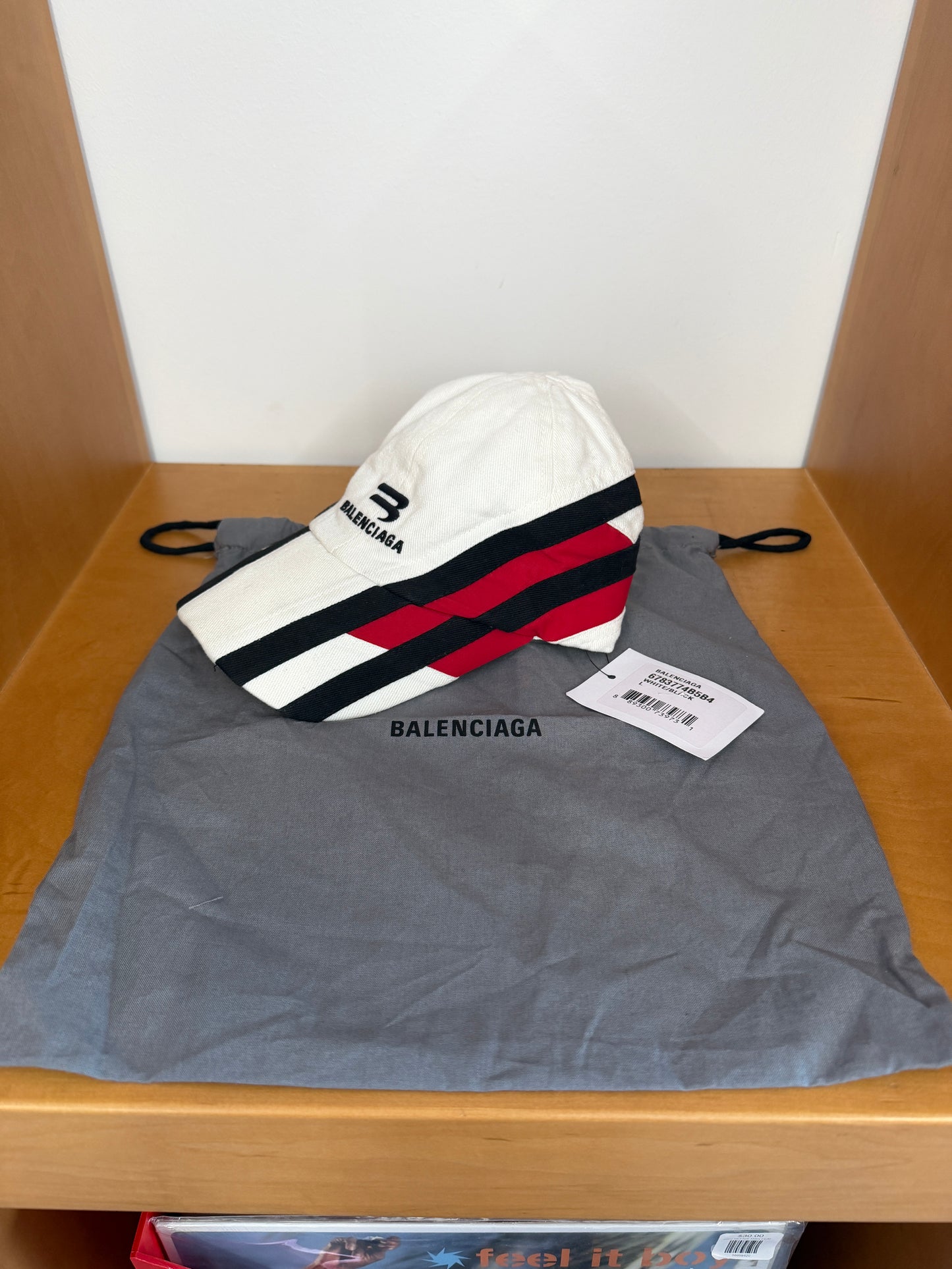 BALENCIAGA TRACKSUIT RACING EMBROIDERED CAP