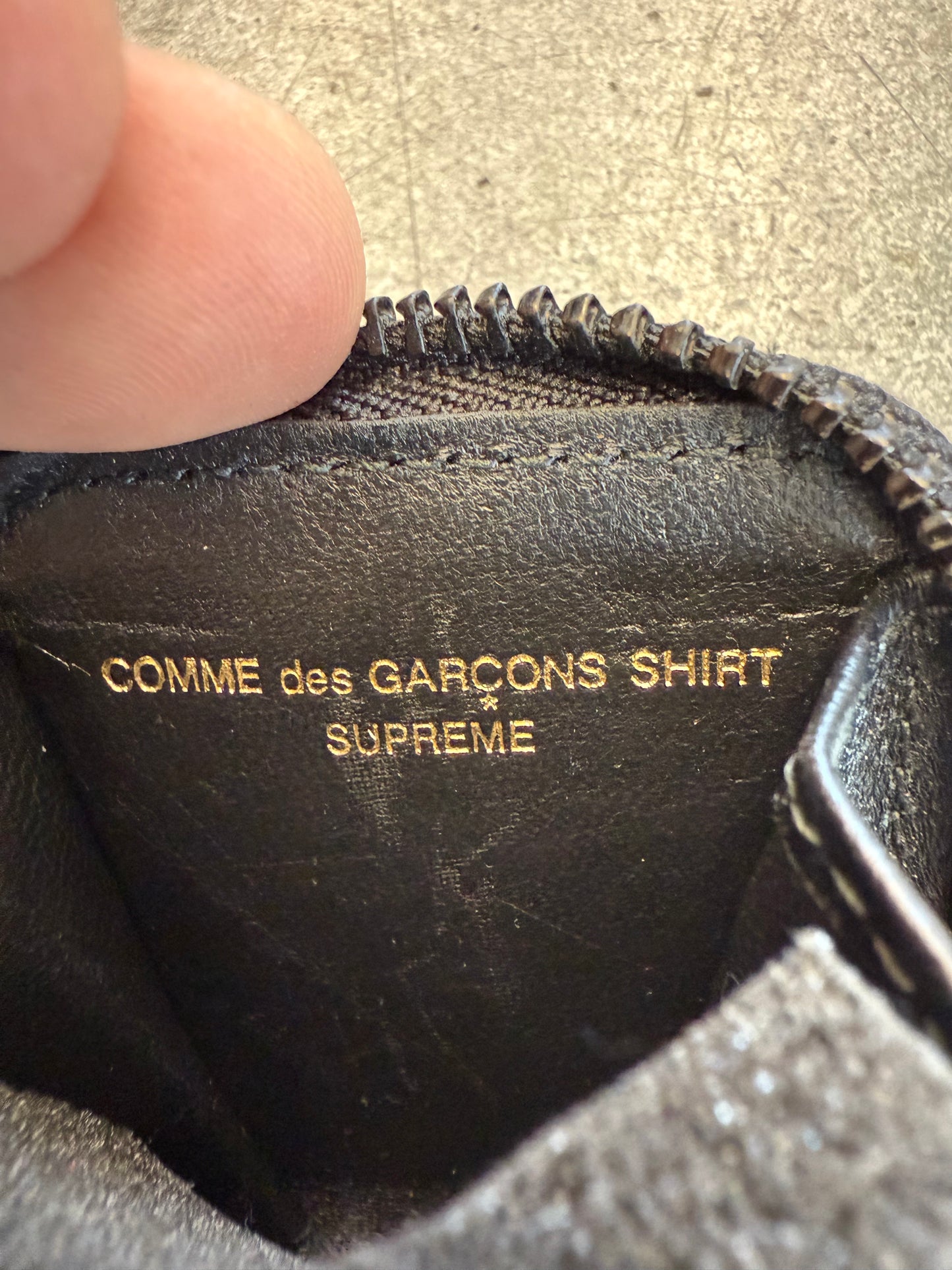SS17 SUPREME COMMES DES GARCONS SHIRT SMALL EYES COIN POUCH