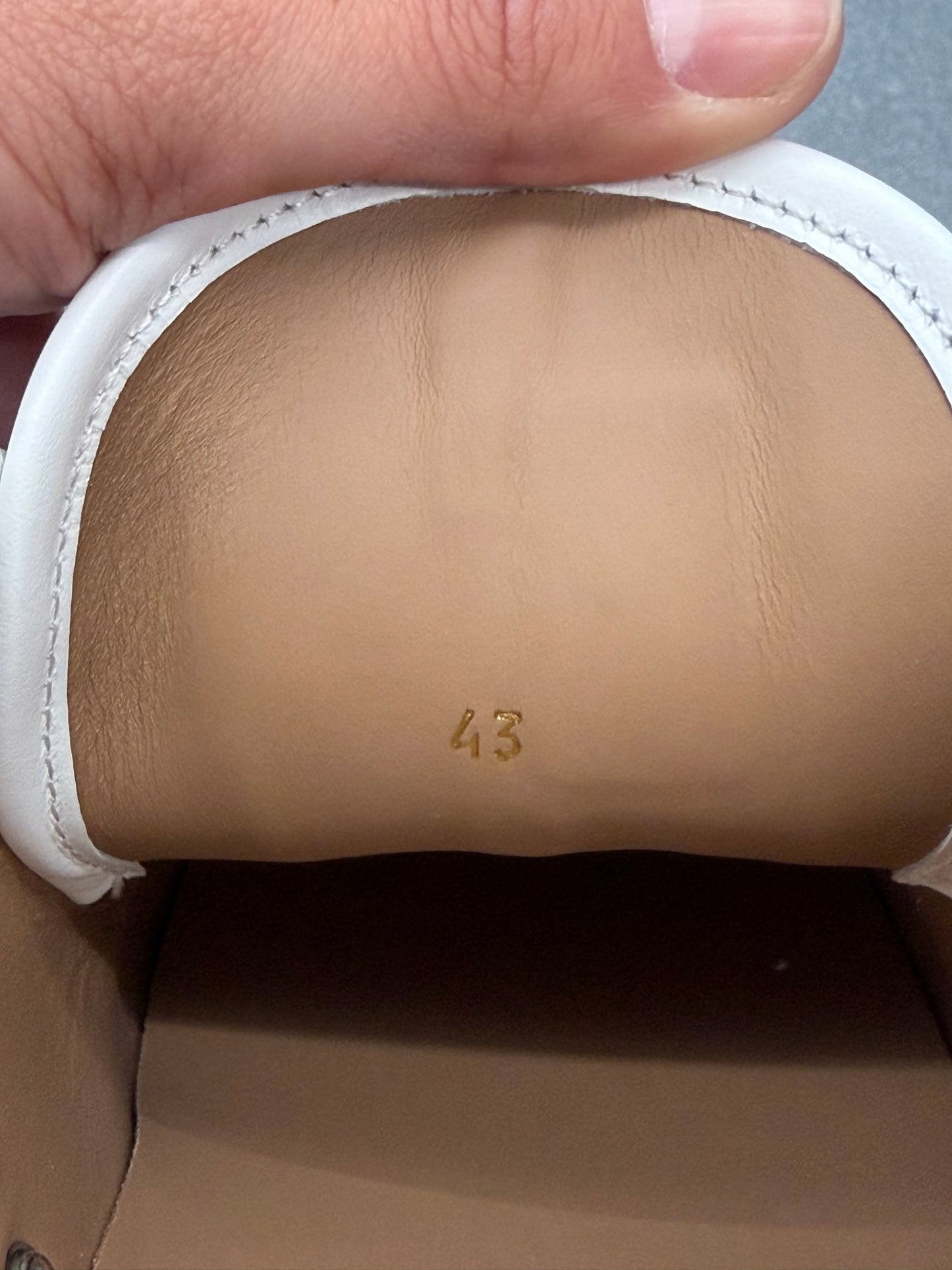 MARNI NAPPA LEATHER PABLO SNEAKER - WHITE (W/O BOX)