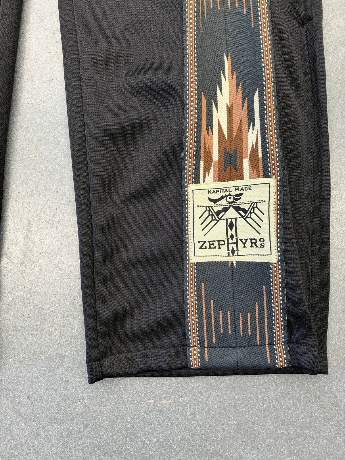 KAPITAL KOCHI & ZEPHYR SMOOTH JERSEY TRACK PANT - NEW