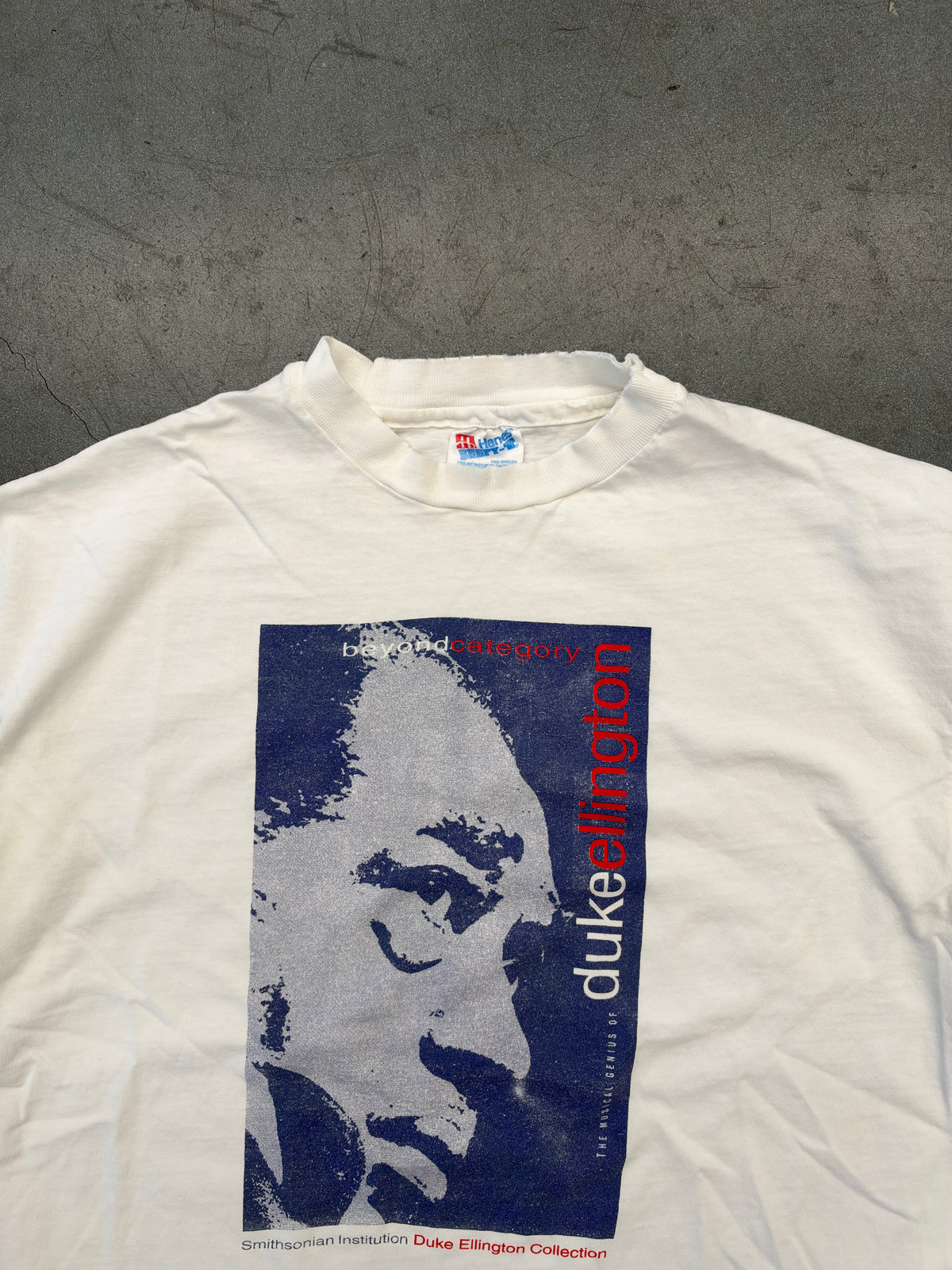 90S DUKE ELLINGTON COLLECTION SMITHSONIAN INSTITUTION TEE (HANES BEEFY TAG)