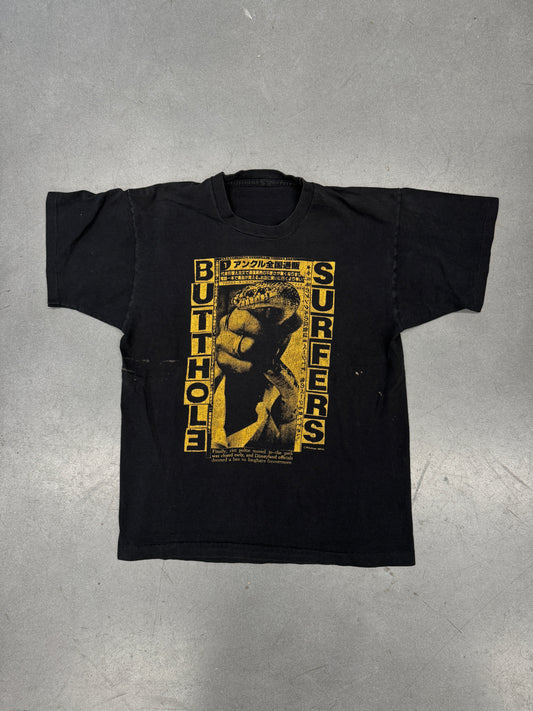 1993 BUTTHOLE SURFERS SNAKE "WORM SALOON" TEE (PULLED TAG)