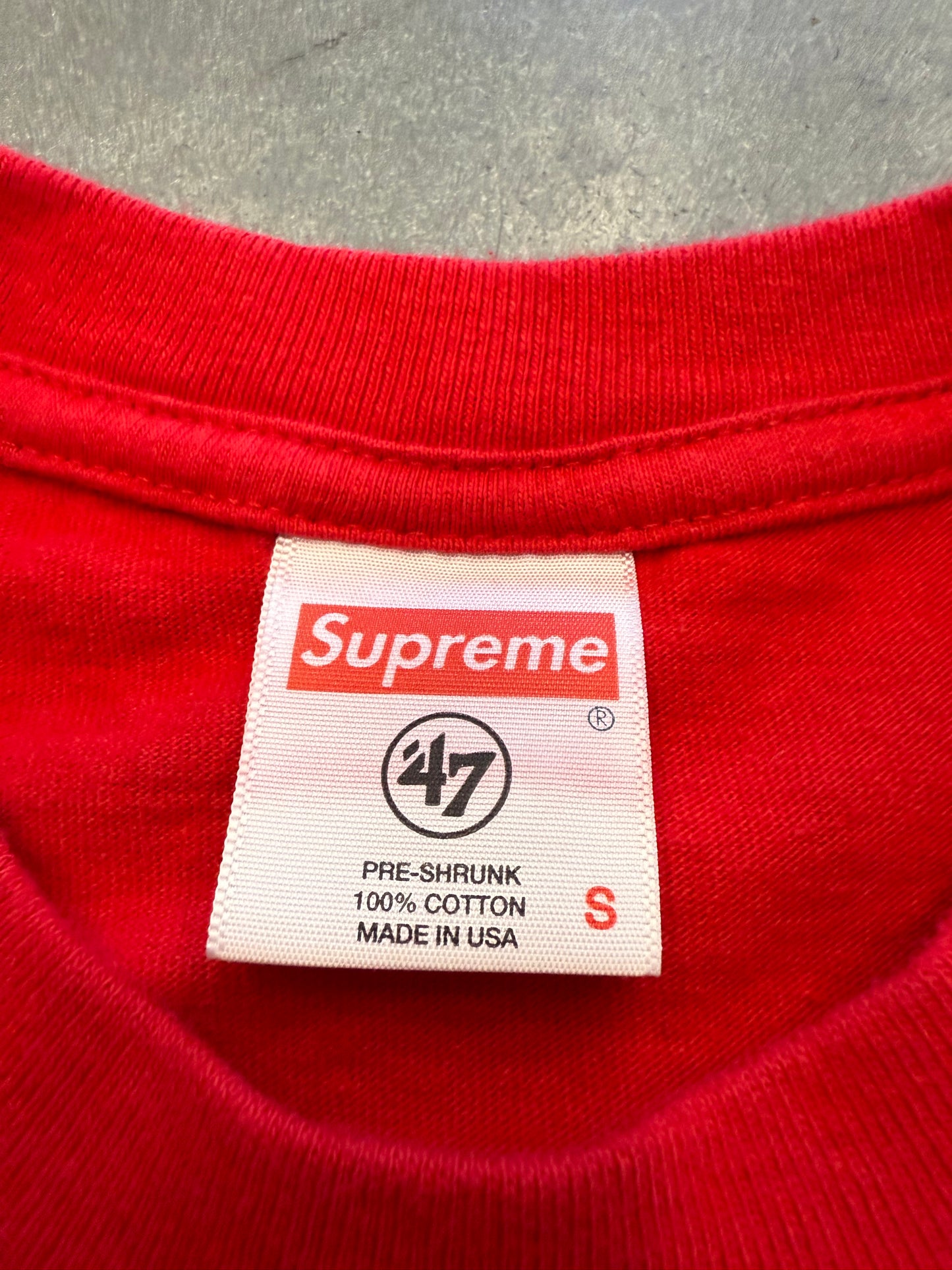 SS19 SUPREME X NFL RAIDERS POCKET TEE