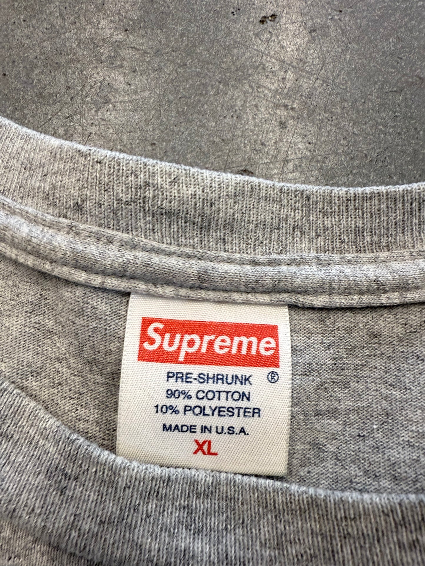 SS09 SUPREME LOU REED BOX LOGO TEE