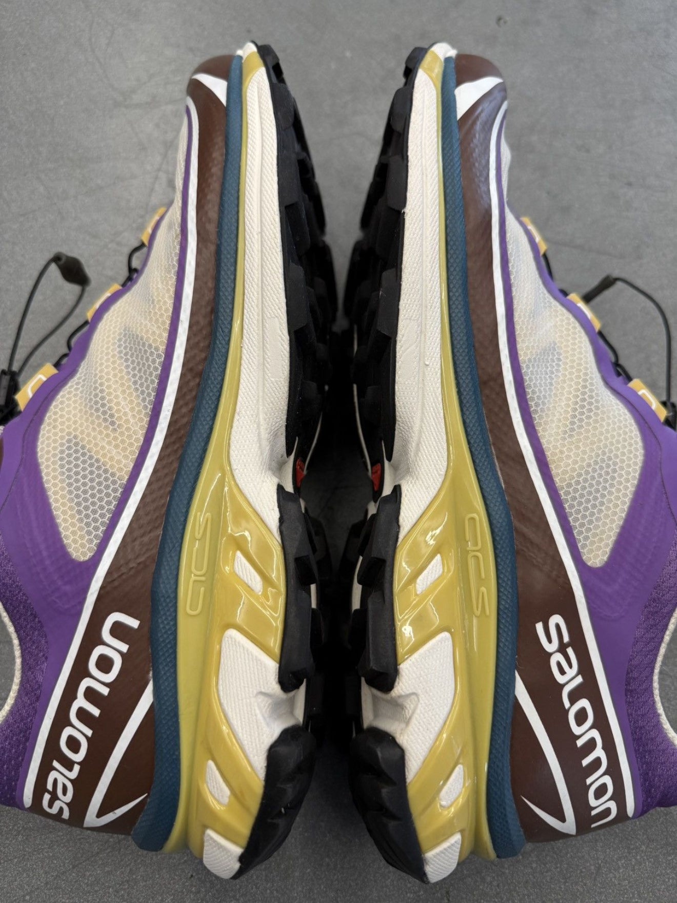 SIZE 12 SALOMON XT-6 FT ROYAL LILAC CHOCOLATE FONDANT (PRE-OWNED NO BOX)