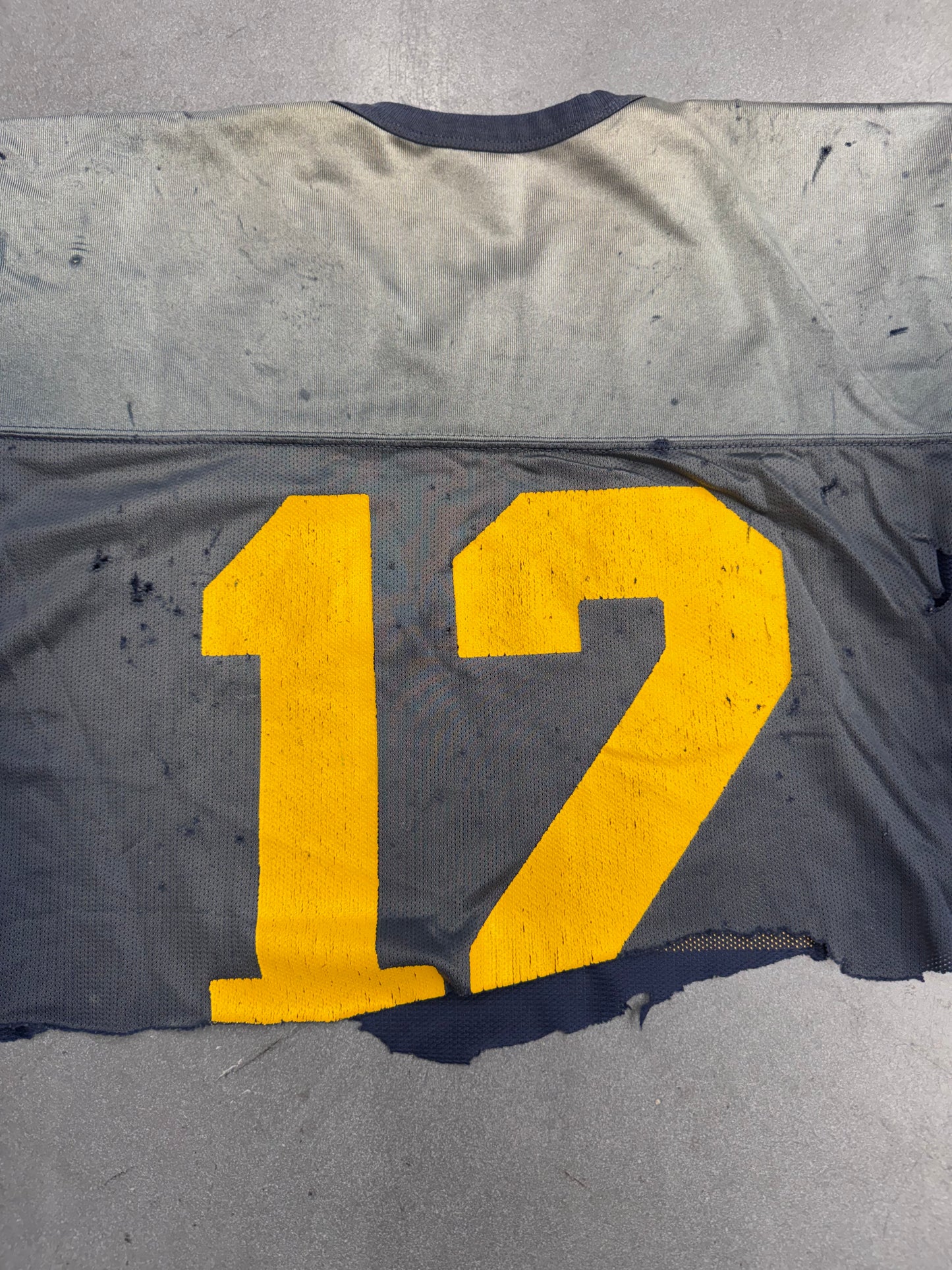 80'S CROPPED AND DISTRESSED #12 MESH JERSEY
