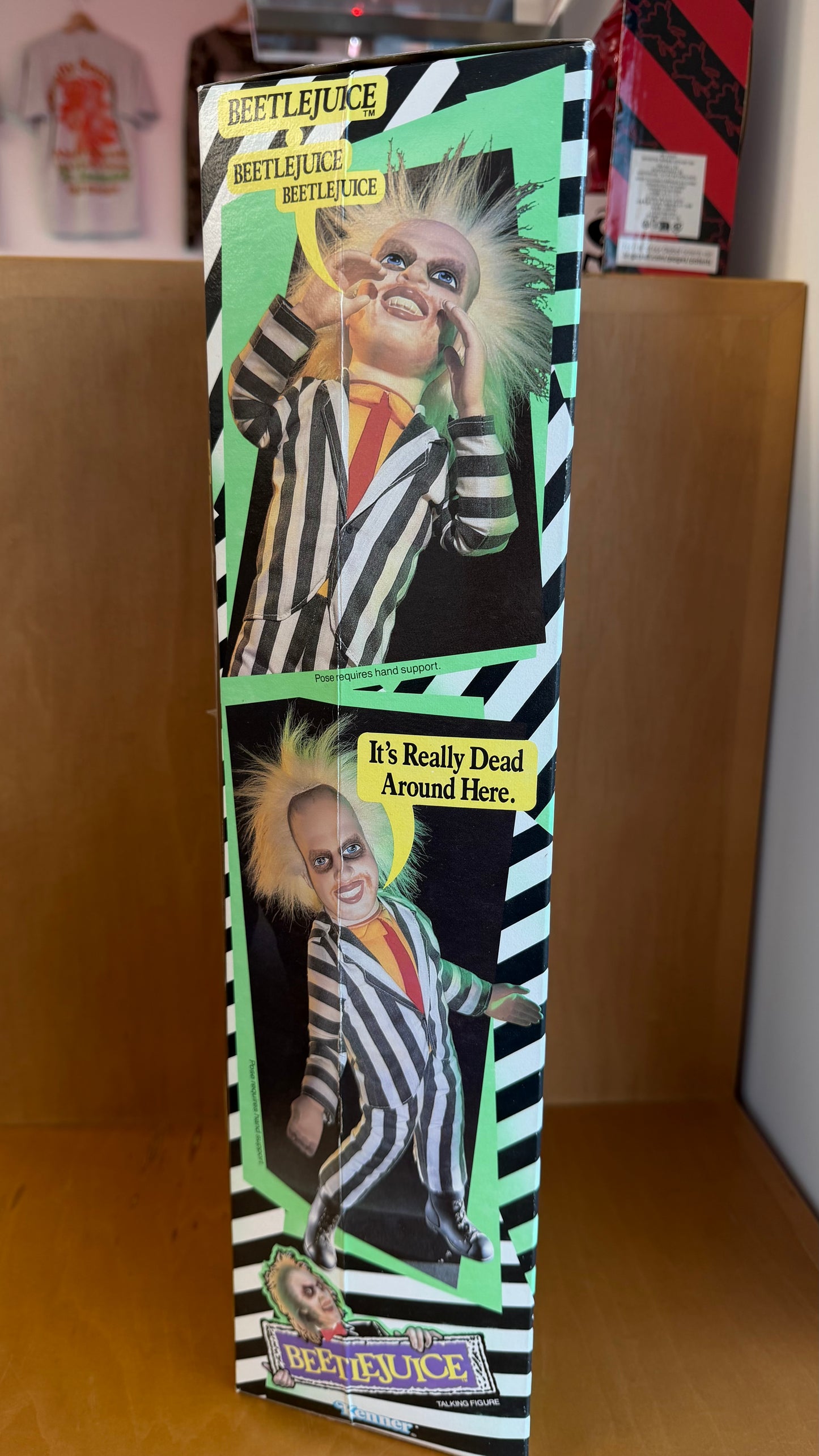 1989 BEETLEJUICE TALKING FIGURINE BY KENNER