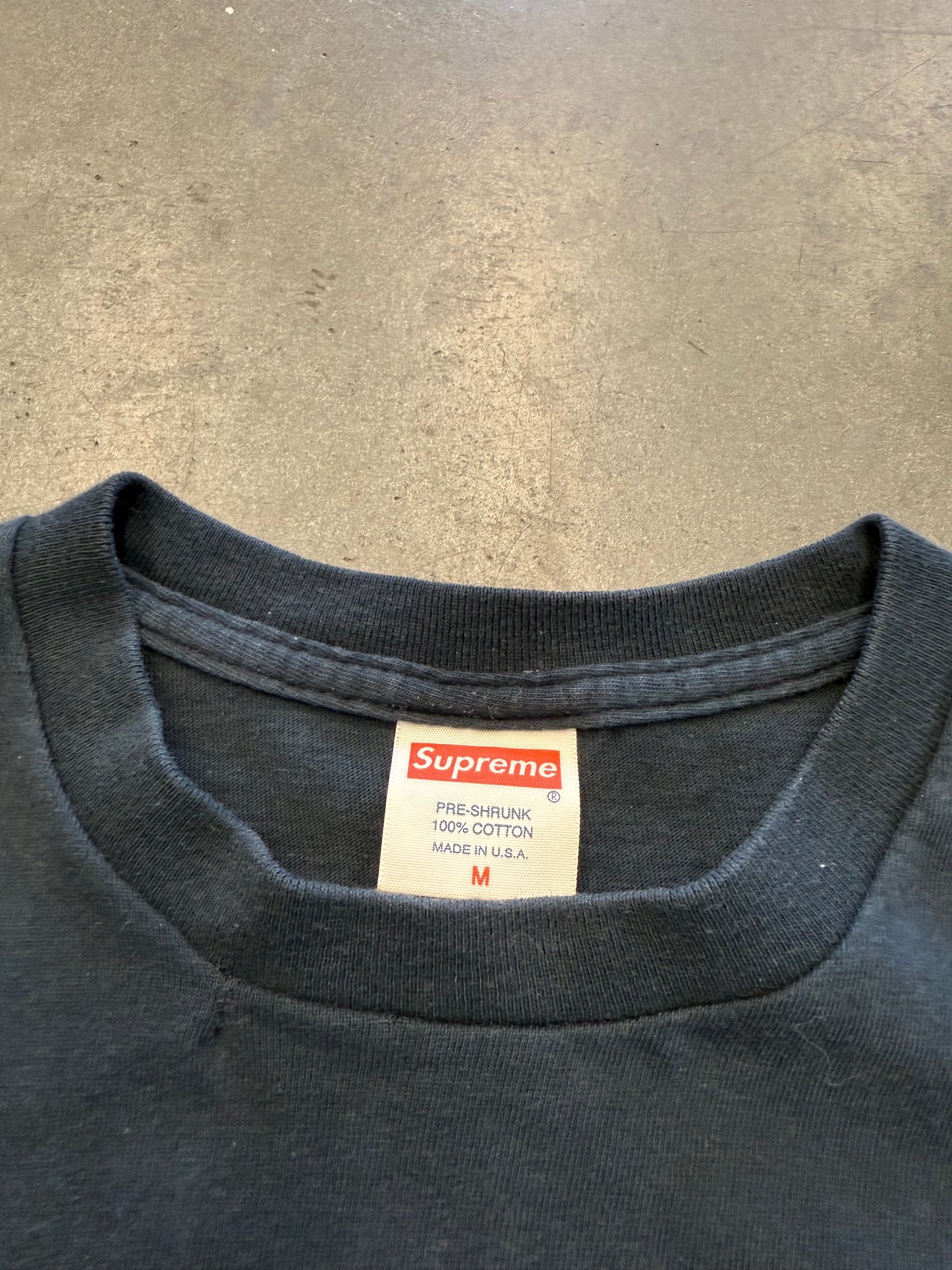 SS12 SUPREME KATE MOSS PHOTO TEE - NAVY