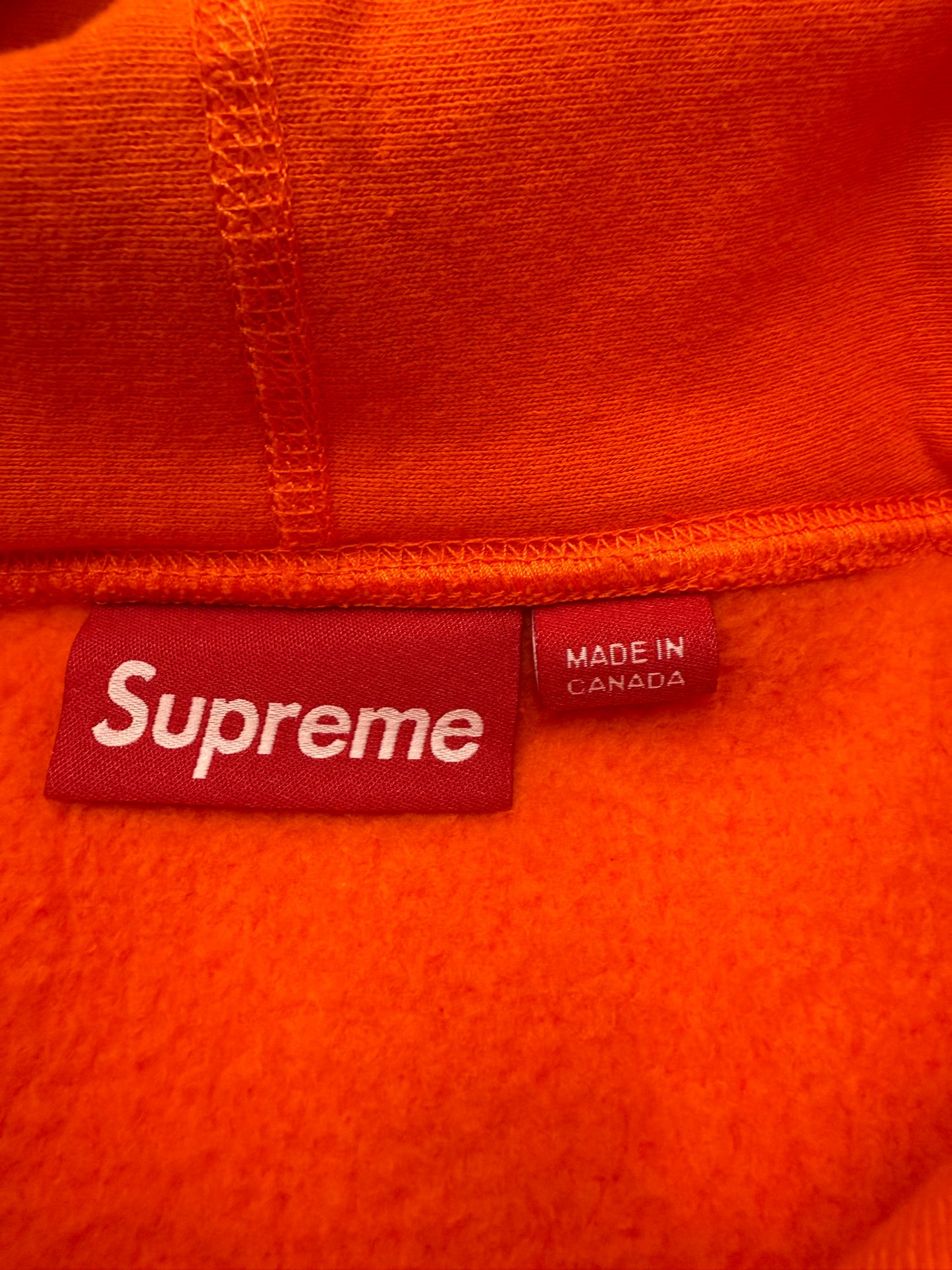 FW24 SUPREME BOX LOGO HOODIE - ORANGE (XL)