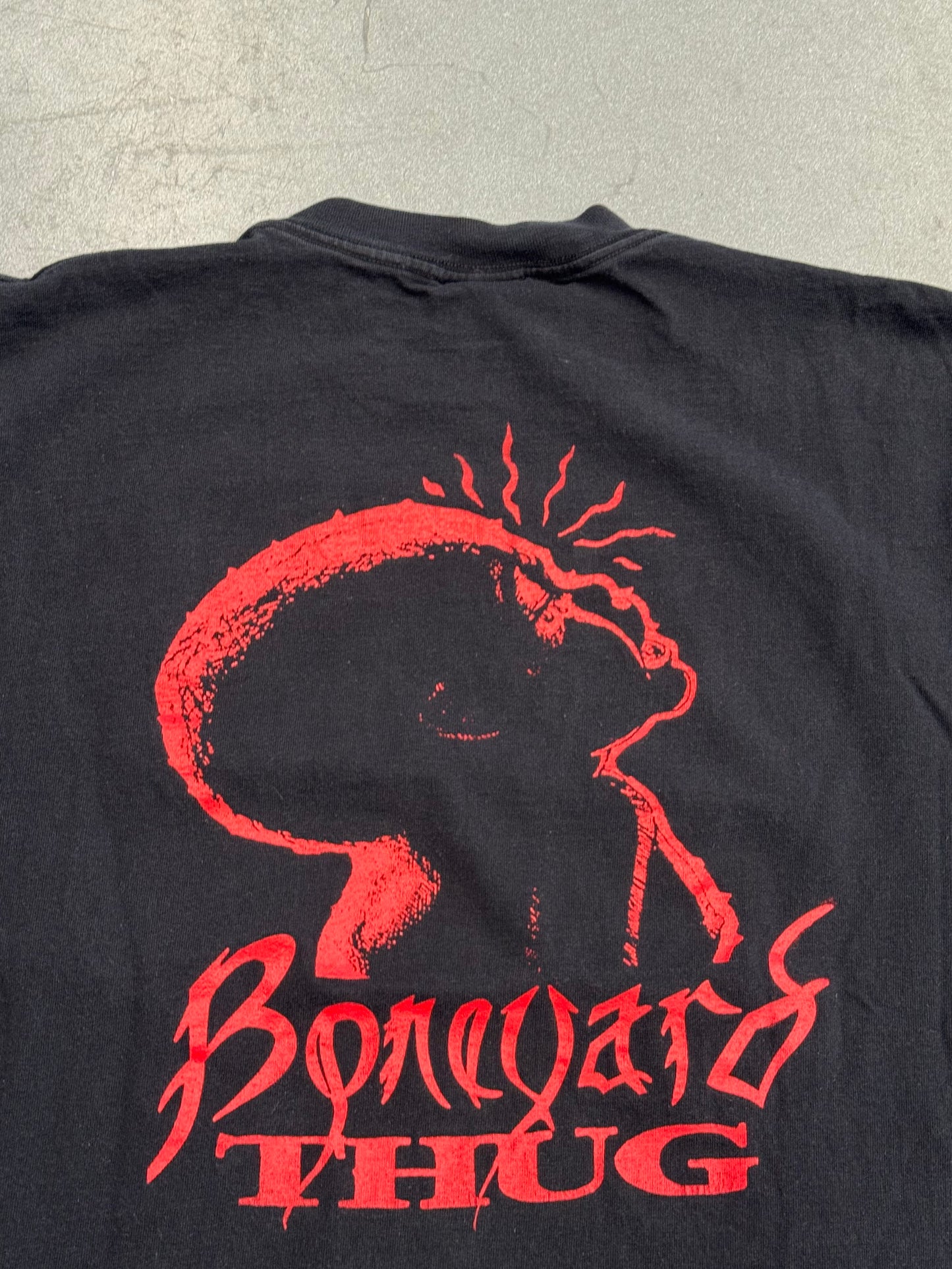 90S BONEYARD THUG "MARVEL CAN SUCK MY COCK" TEE (ALL SPORT TAG)