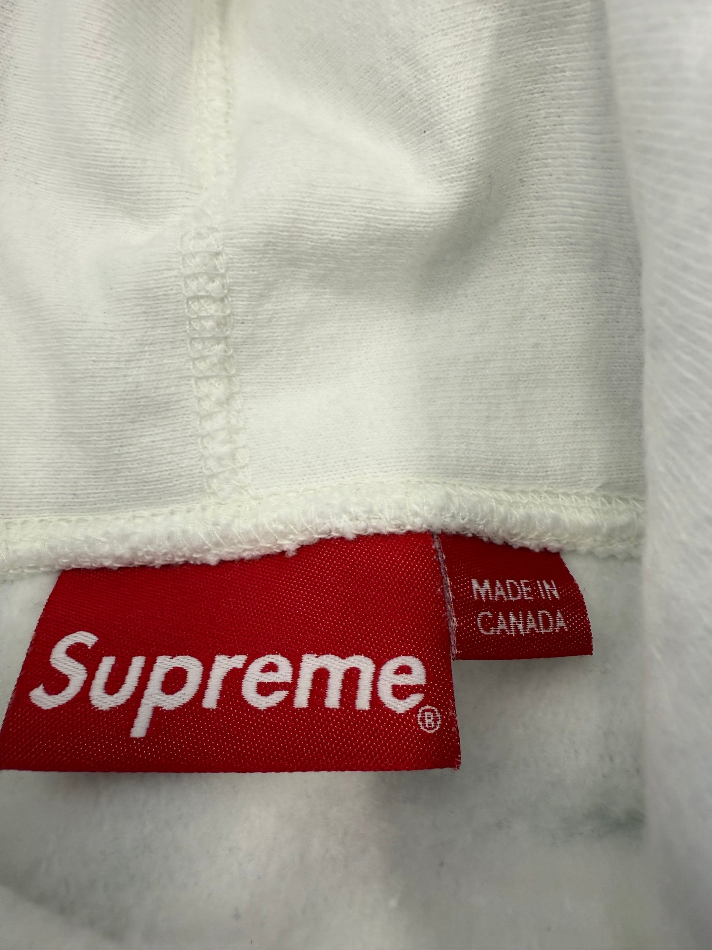 FW23 SUPREME BOX LOGO HOODIE WHITE/WHITE (2XL)