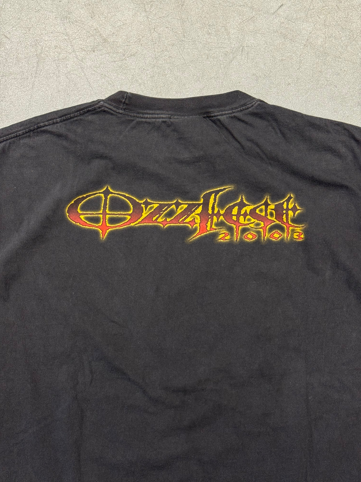 2003 OZZFEST DEVIL WITH US FLAG TEE (TENNESSEE RIVER TAG)