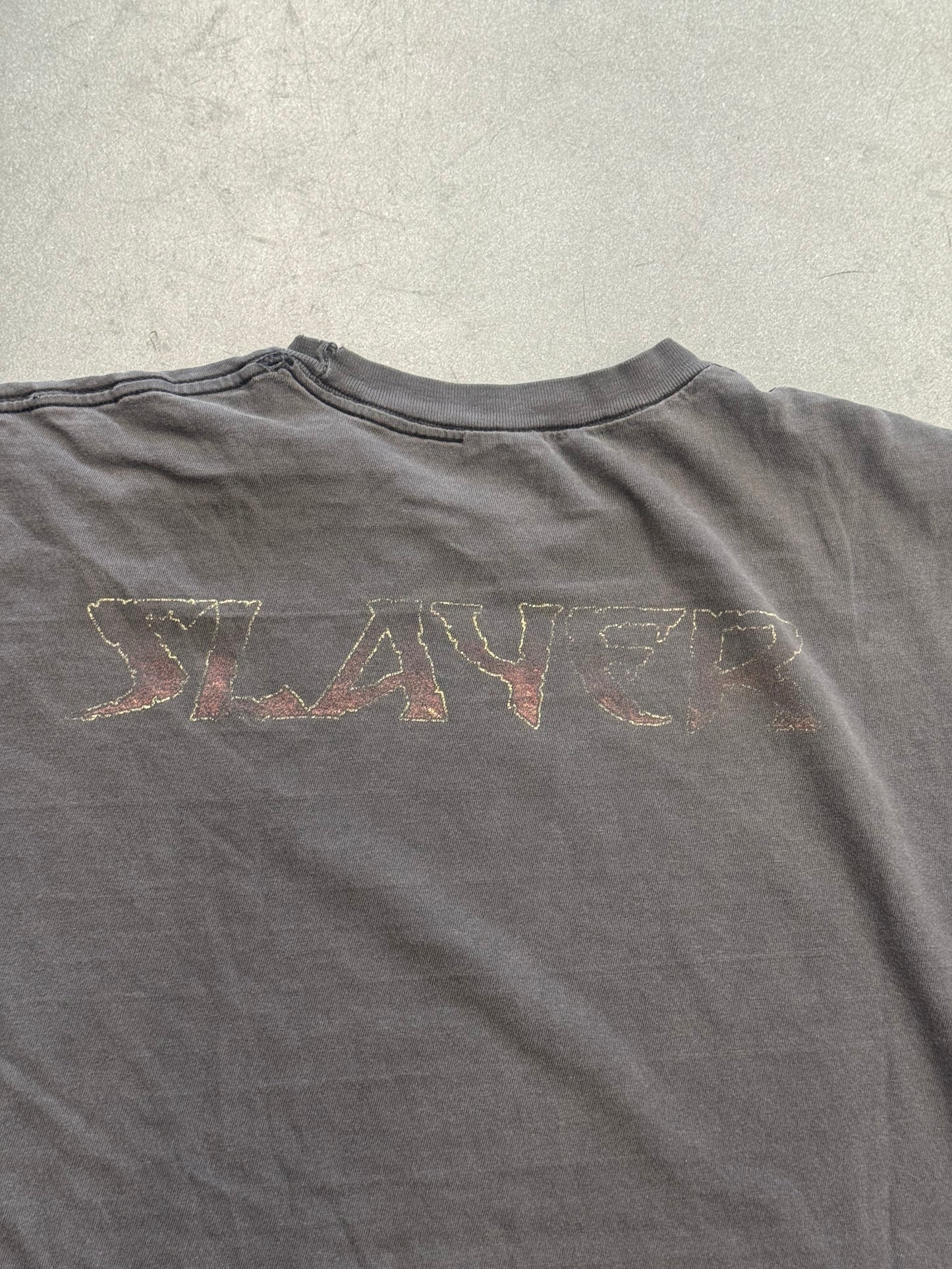 90S SLAYER GORE FACE CUT-OFF TEE (PULLED TAG)