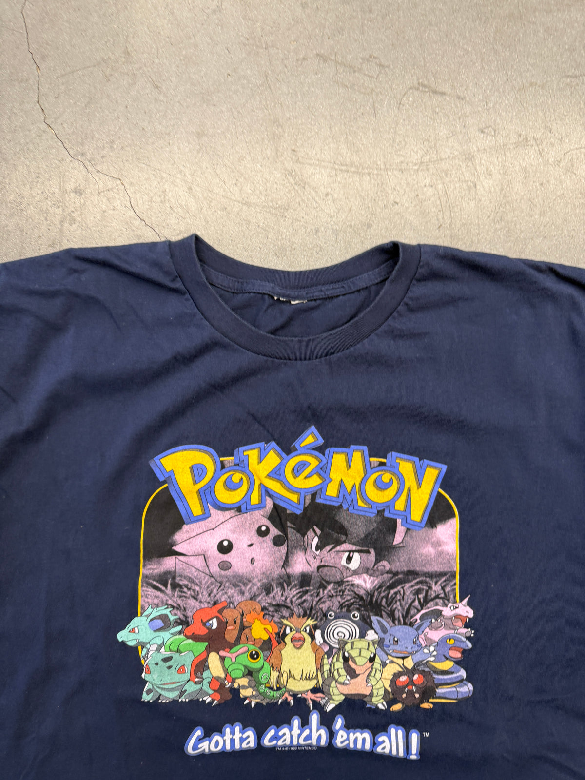 1999 POKEMON GOTTA CATCH 'EM ALL! TEE (PULLED TAG)