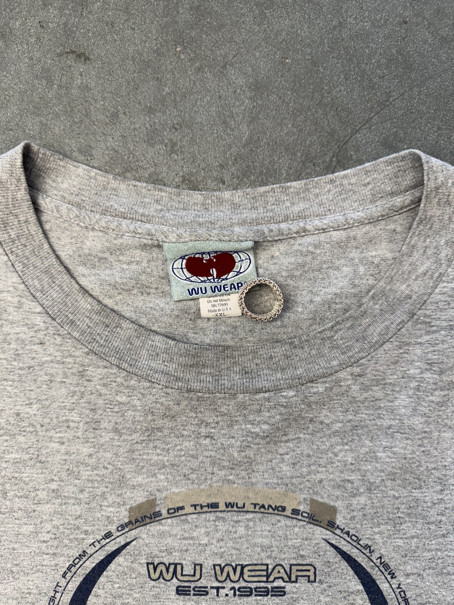 WU WEAR STRAIGHT FROM THE GRAINS OF THE WU TANG SOIL (WU WEAR TAG)
