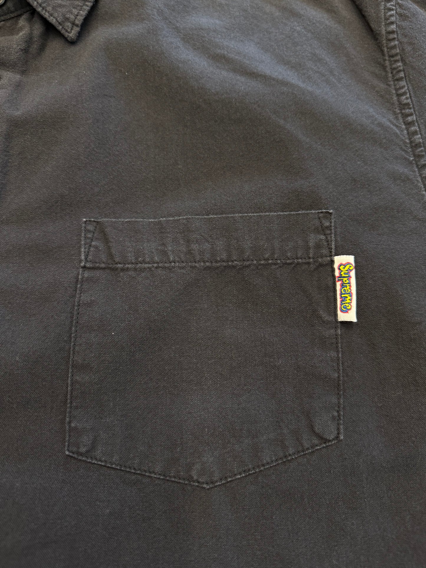 SS18 SUPREME GONZ OXFORD SHIRT - BLACK
