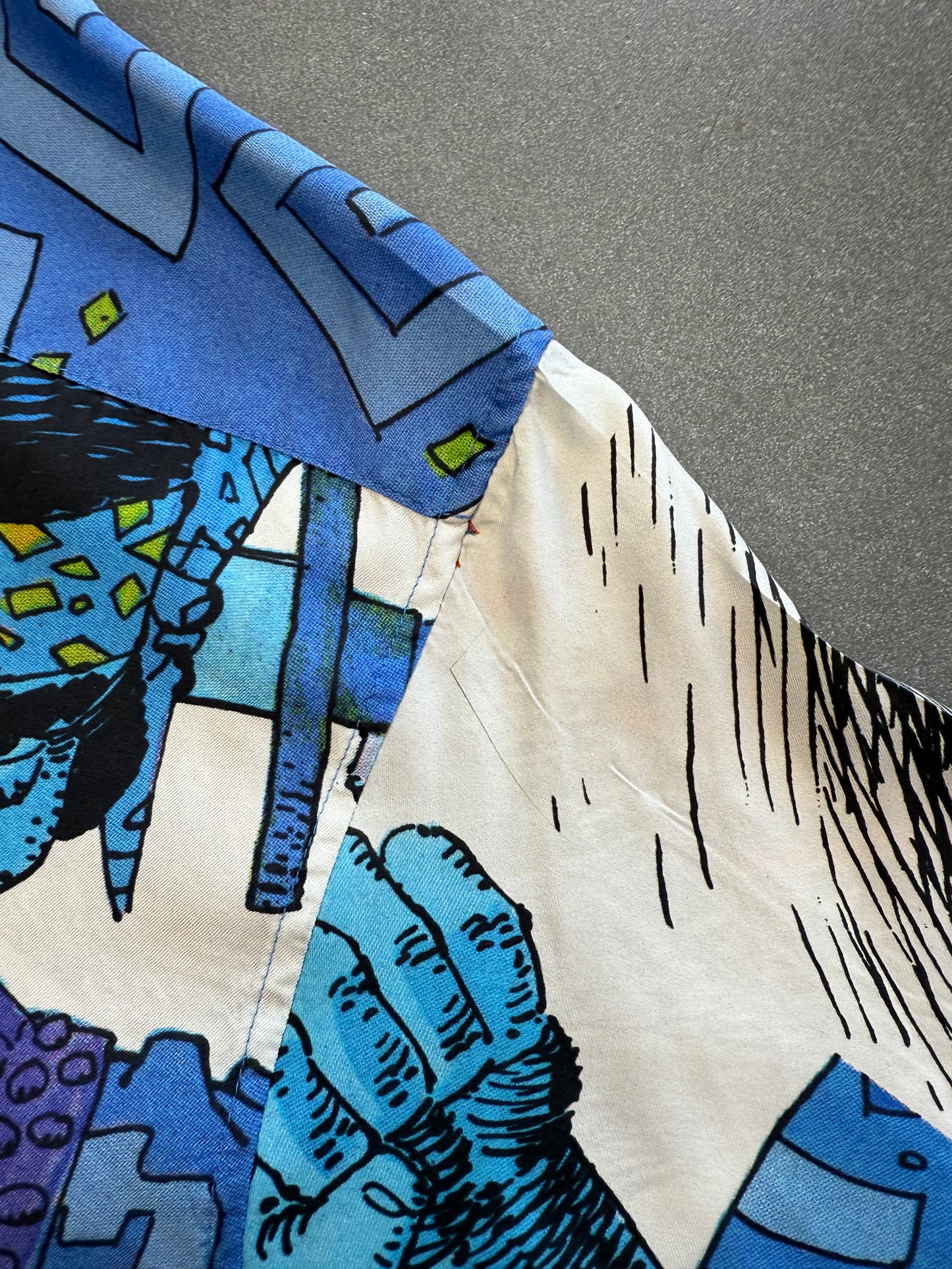 SS23 SUPREME RONIN SILK S/S SHIRT - BLUE