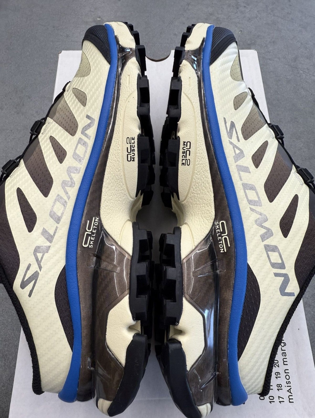 2024 SIZE 9.5 MM6 MAISON MARGIELA SALOMON XT-4 MULE TRANSPARENT YELLOW (NEW WITH BOX)