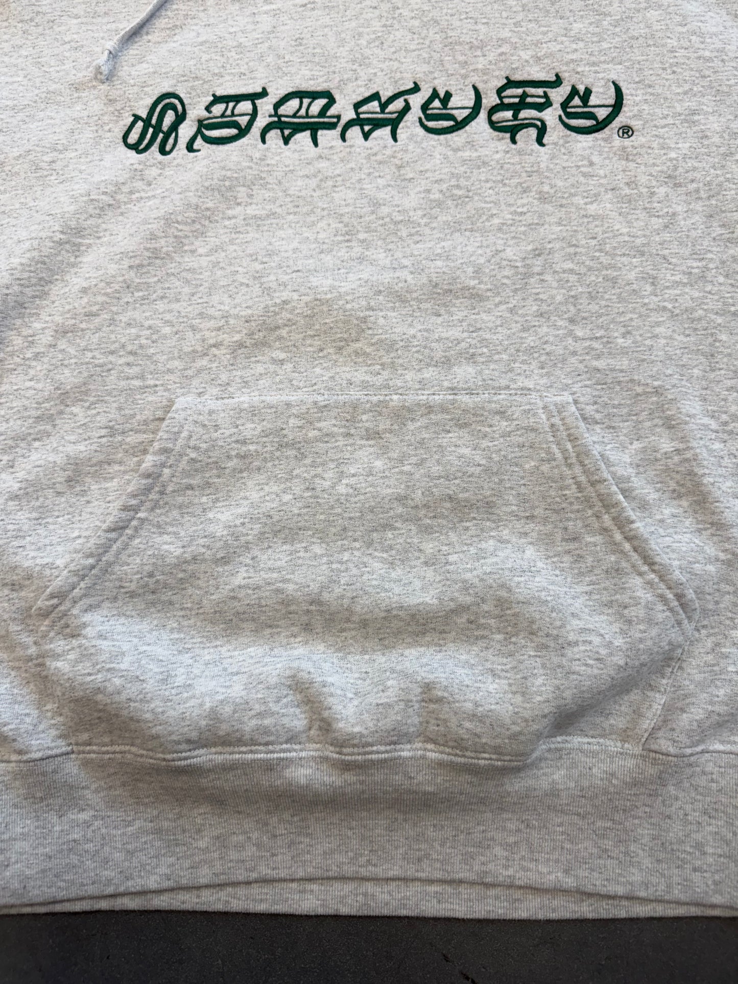 SS25 SUPREME BLACKLETTER HOODED SWEATSHIRT - ASH GREY