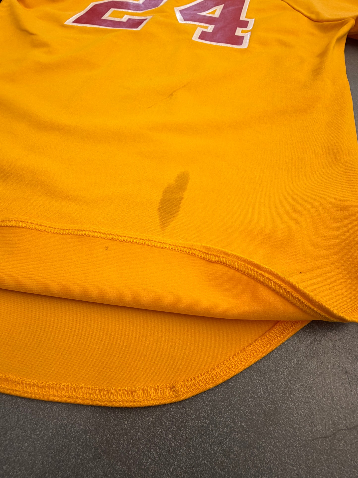 80S DEERFIELD RUSSELL ATHLETIC BASEBALL JERSEY V NECK