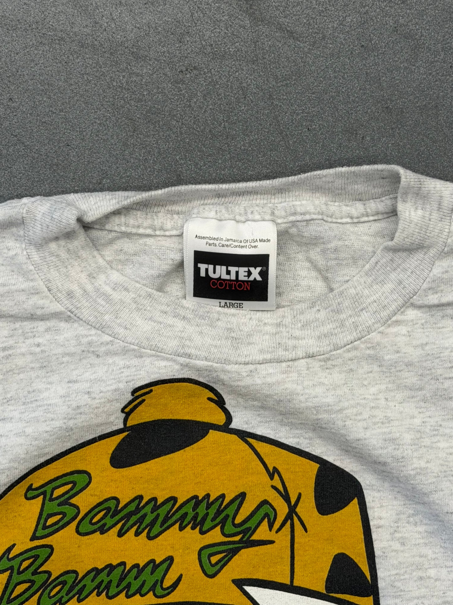 1993 THE FLINTSTONES BAM BAM DOUBLE SIDED TEE (TULTEX TAG)