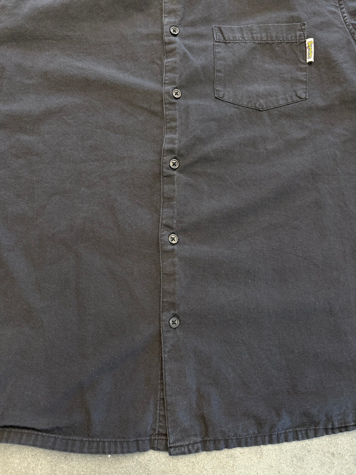 SS18 SUPREME GONZ OXFORD SHIRT - BLACK