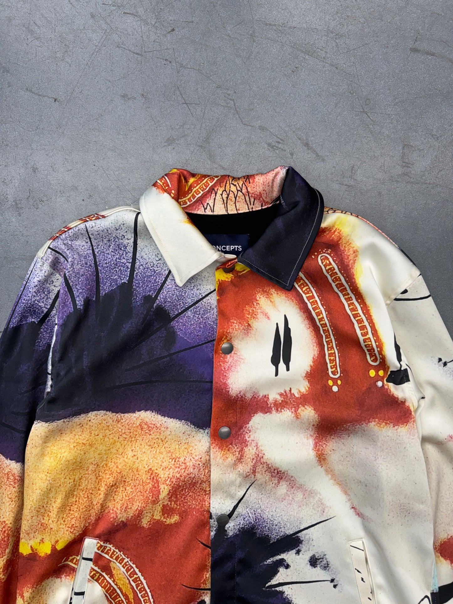 2022 CONCEPTS SALVADOR DALI ALL OVER PRINT COACHES JACKET