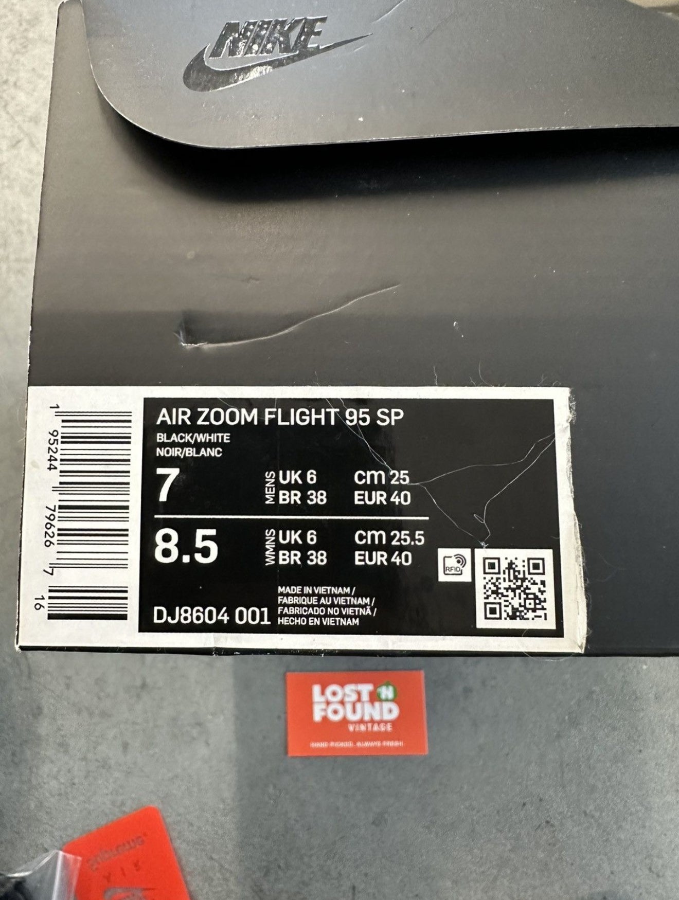 2022 SUPREME NIKE AIR ZOOM FLIGHT 95 SP