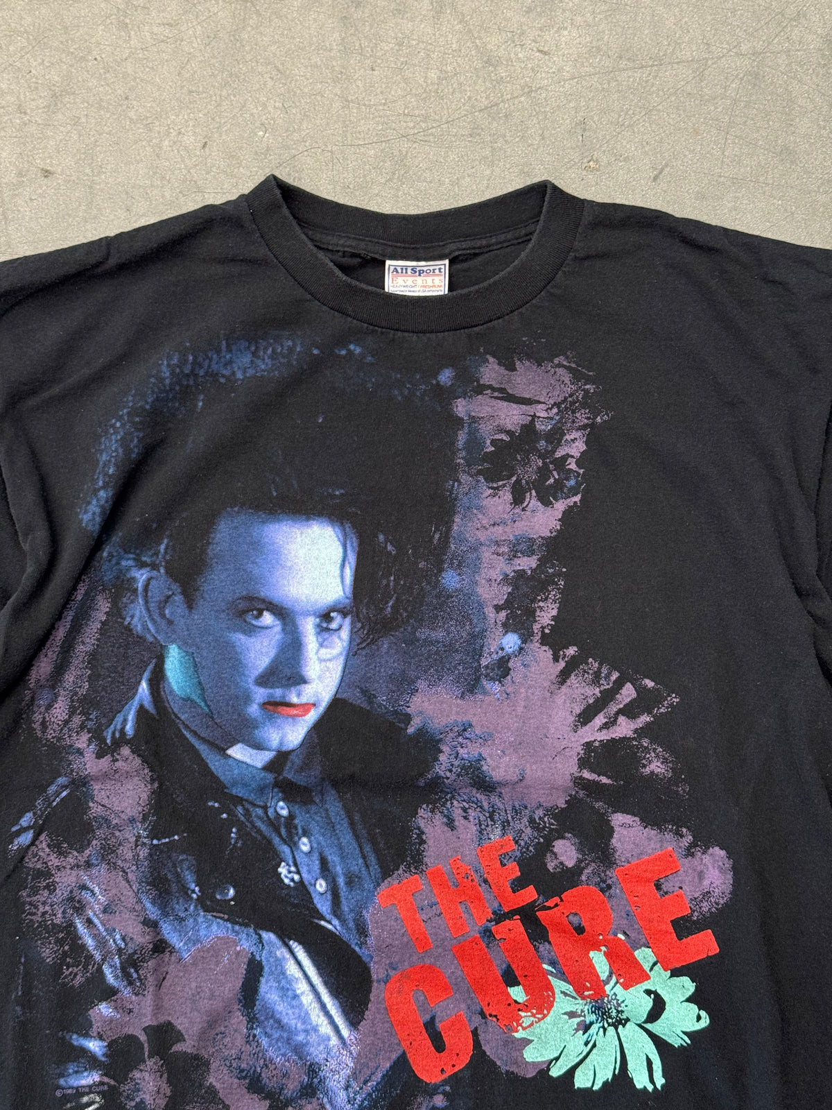 1989 THE CURE DISINTEGRATION TEE (ALL SPORT EVENTS TAG)