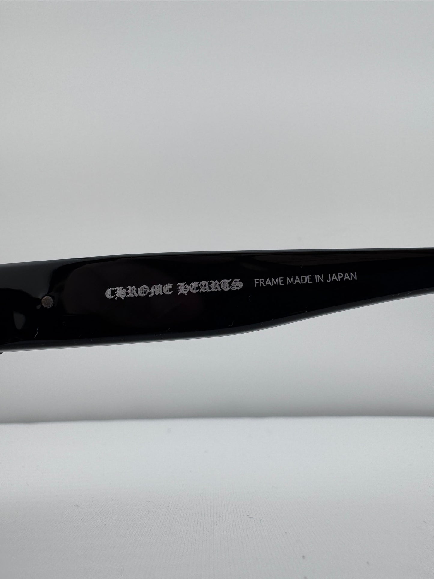 CHROME HEARTS 'STABBIN CABIN' BLACK SUNGLASSES (PRE-OWNED WITH CASE)