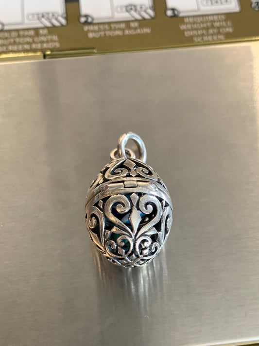 VINTAGE SILVER PROTECTION EGG (6.6 GRAMS)