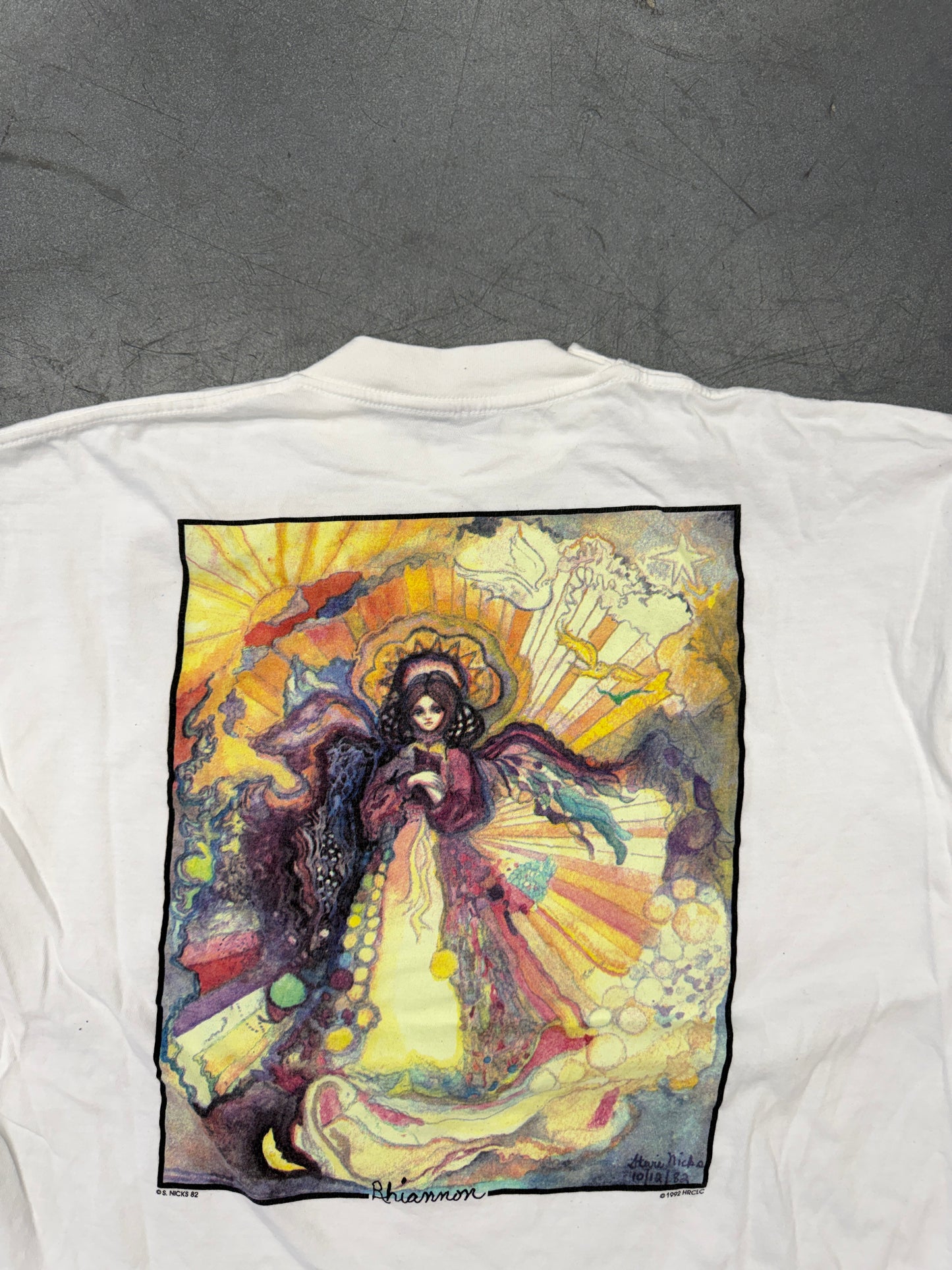 1992 HARD ROCK CAFE SIGNATURE SERIES STEVIE NICKS TEE (HARD ROCK CAFE TAG)