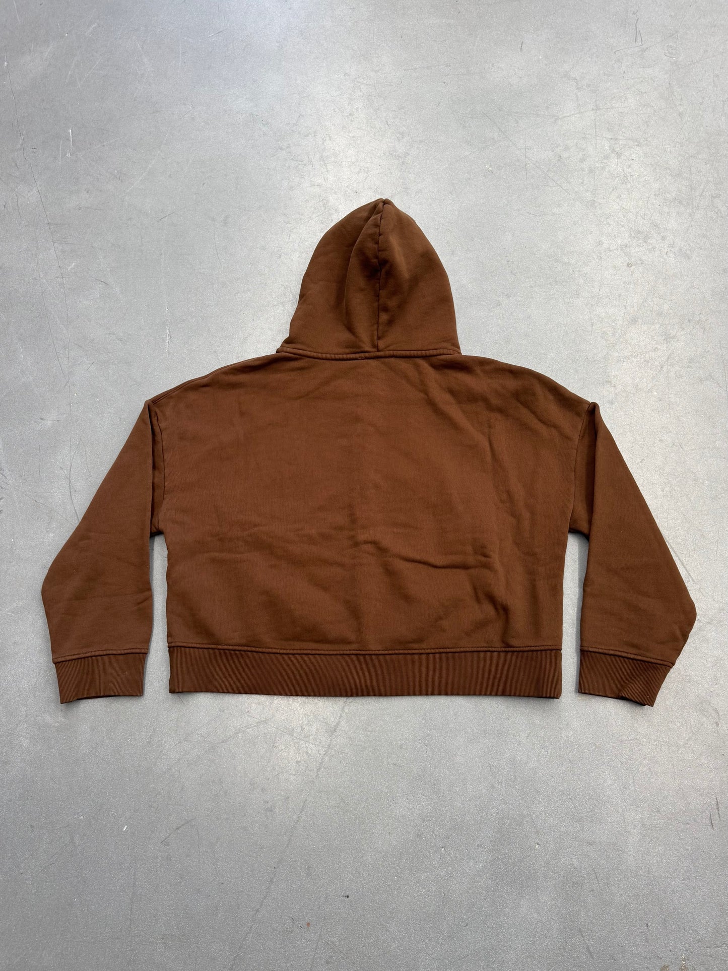 ENTIRE STUDIOS FULL ZIP HOODIE - BROWN
