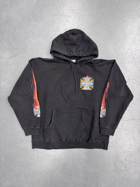 00'S WEST COAST CHOPPERS LONG BEACH, CA PULLOVER HOODIE (WEST COAST CHOPPERS TAG)
