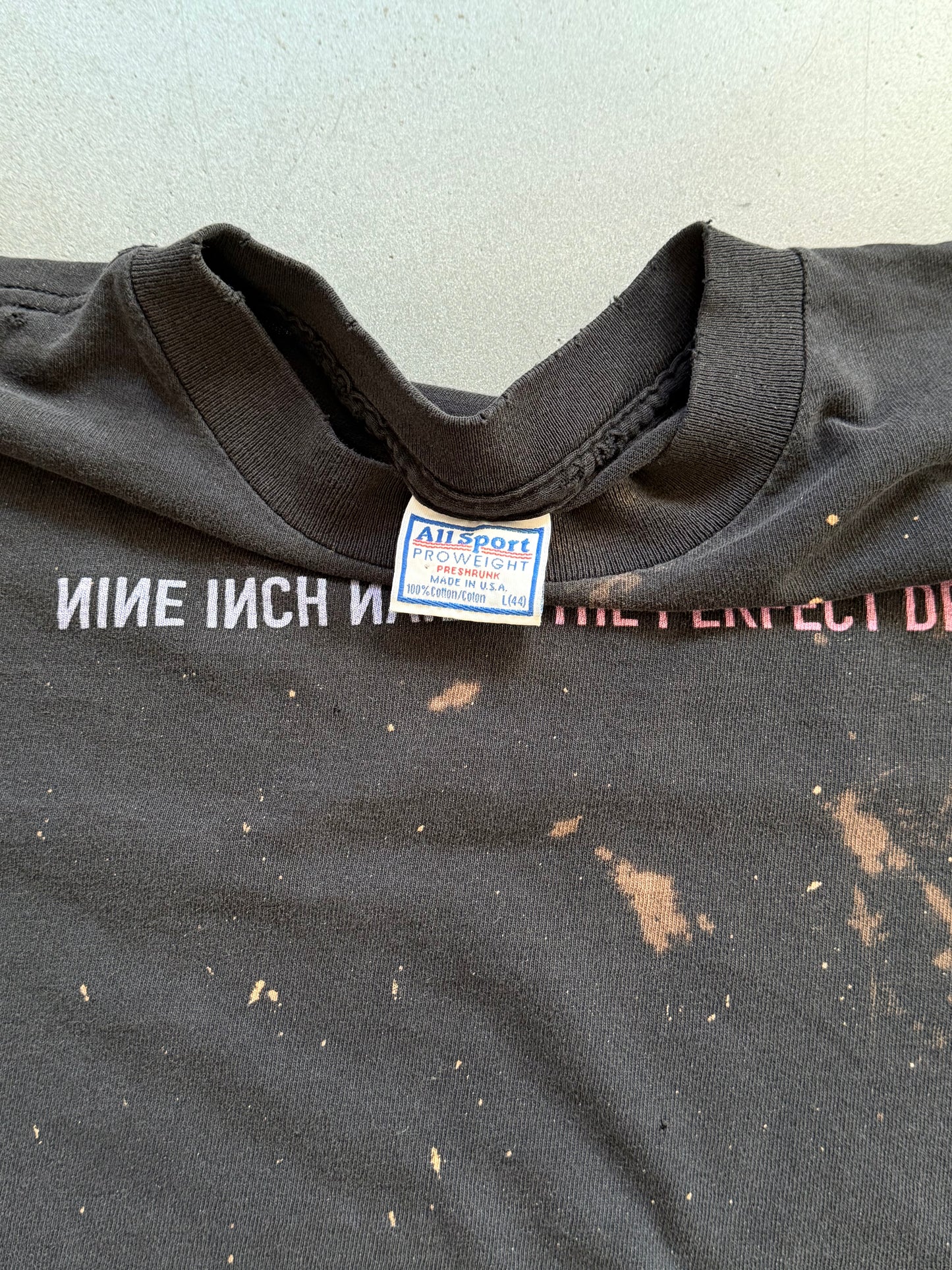 1997 NINE INCH NAILS "THE PERFECT DRUG" TEE (ALLSPORT TAG)