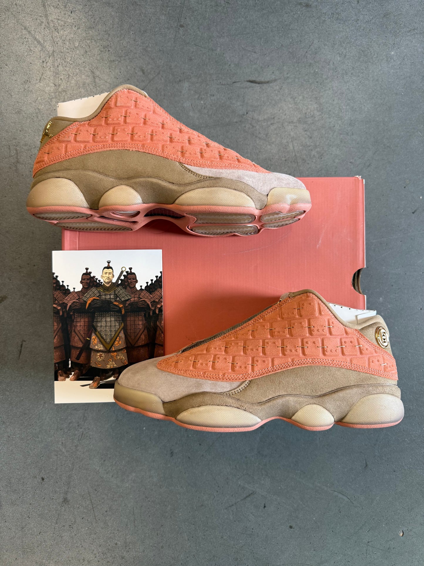 2018 SIZE 10 CLOT JORDAN 13 RETRO LOW SEPIA STONE (NEW WITH BOX)