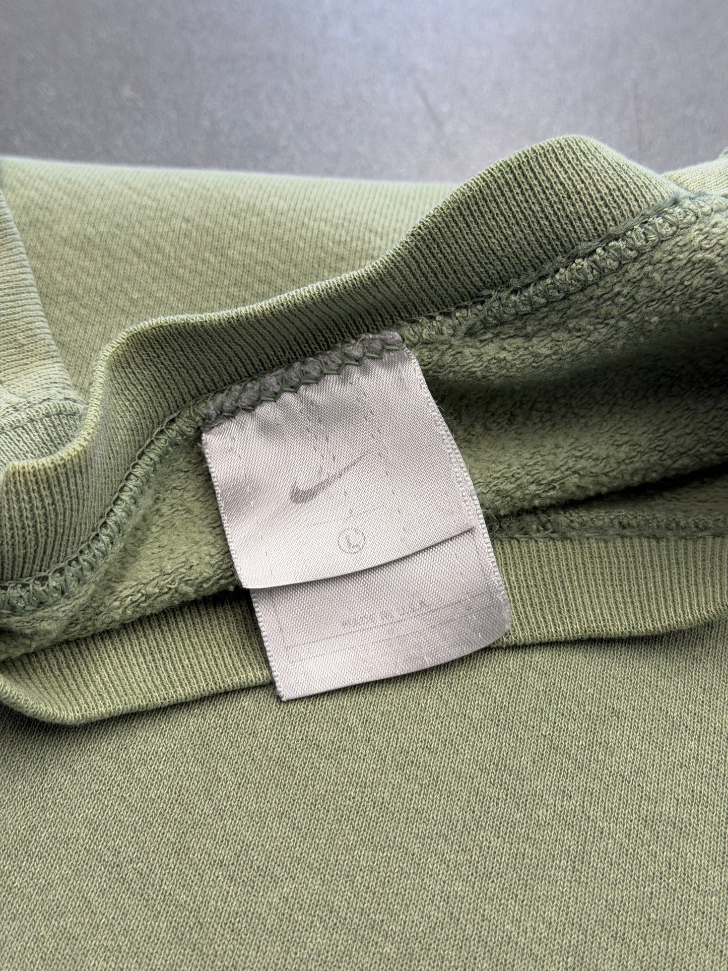 00'S NIKE SIDESWOOSH CREWNECK (GREY NIKE TAG) - JADE