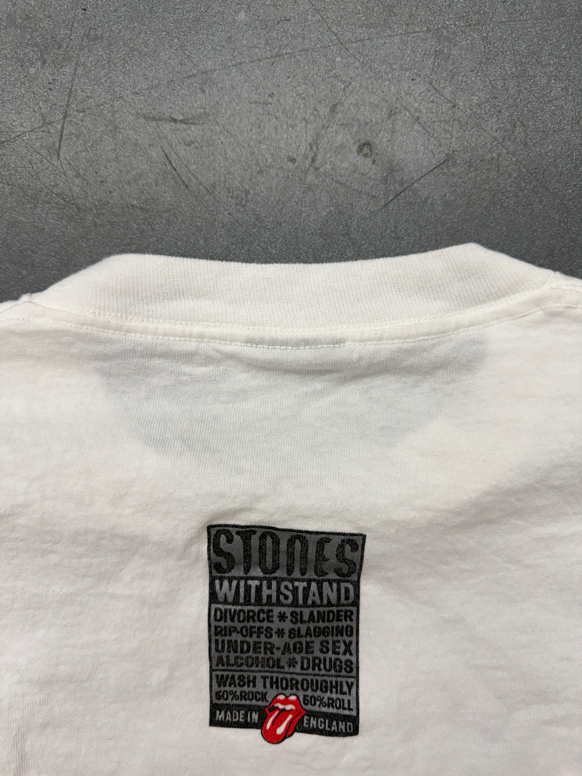 1994 ROLLING STONES VOODOO LOUNGE GLOBE TEE (BROCKUM TAG)
