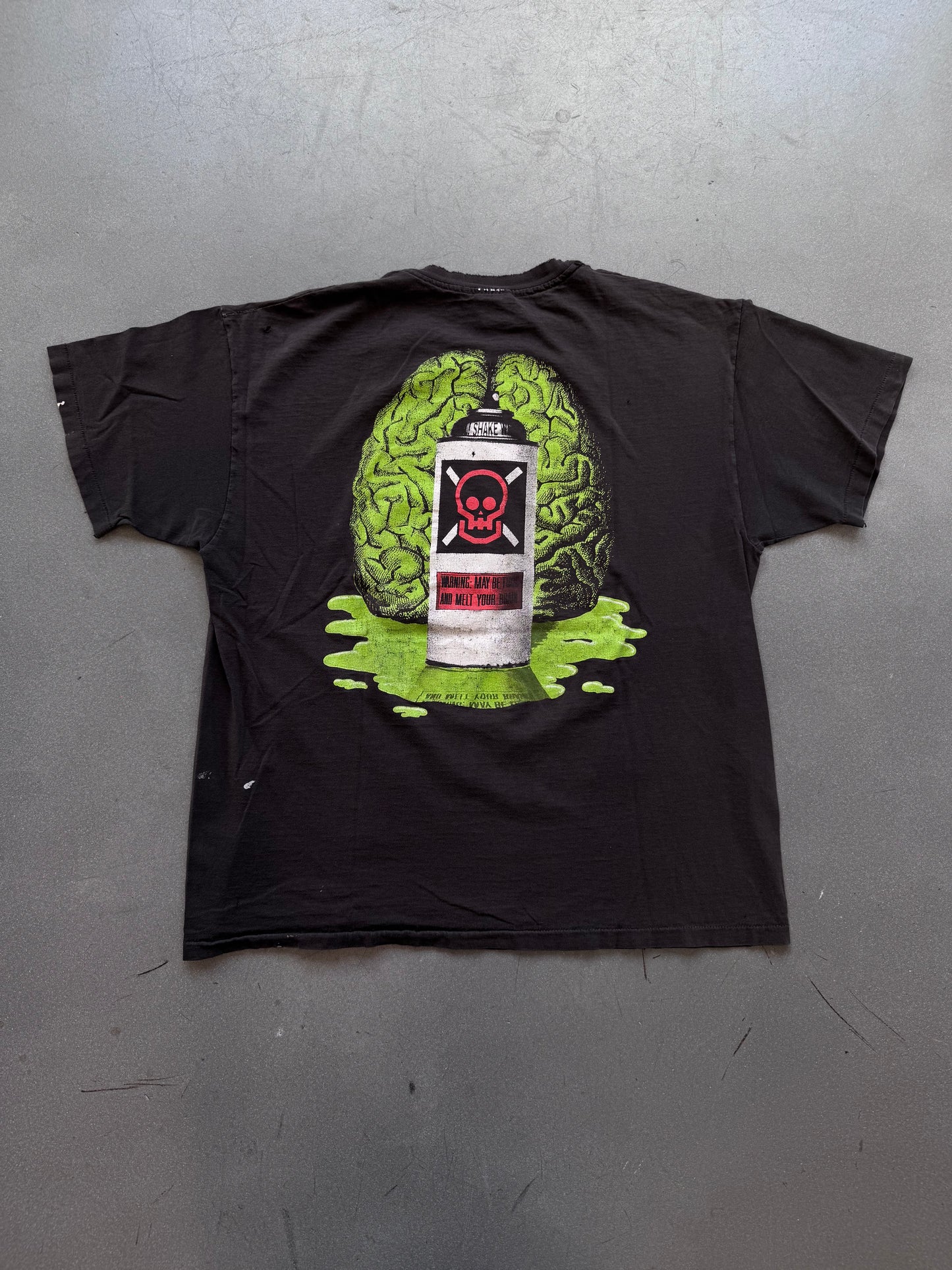 1992 BODY COUNT BRAIN DAMAGE MELT YOUR BRAIN TEE (HANES TAG)