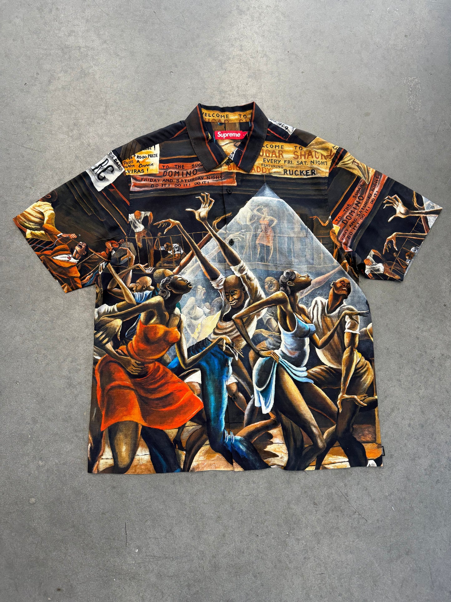 SS25 SUPREME ERNIE BARNES SS BUTTON UP SHIRT LARGE (NWT)