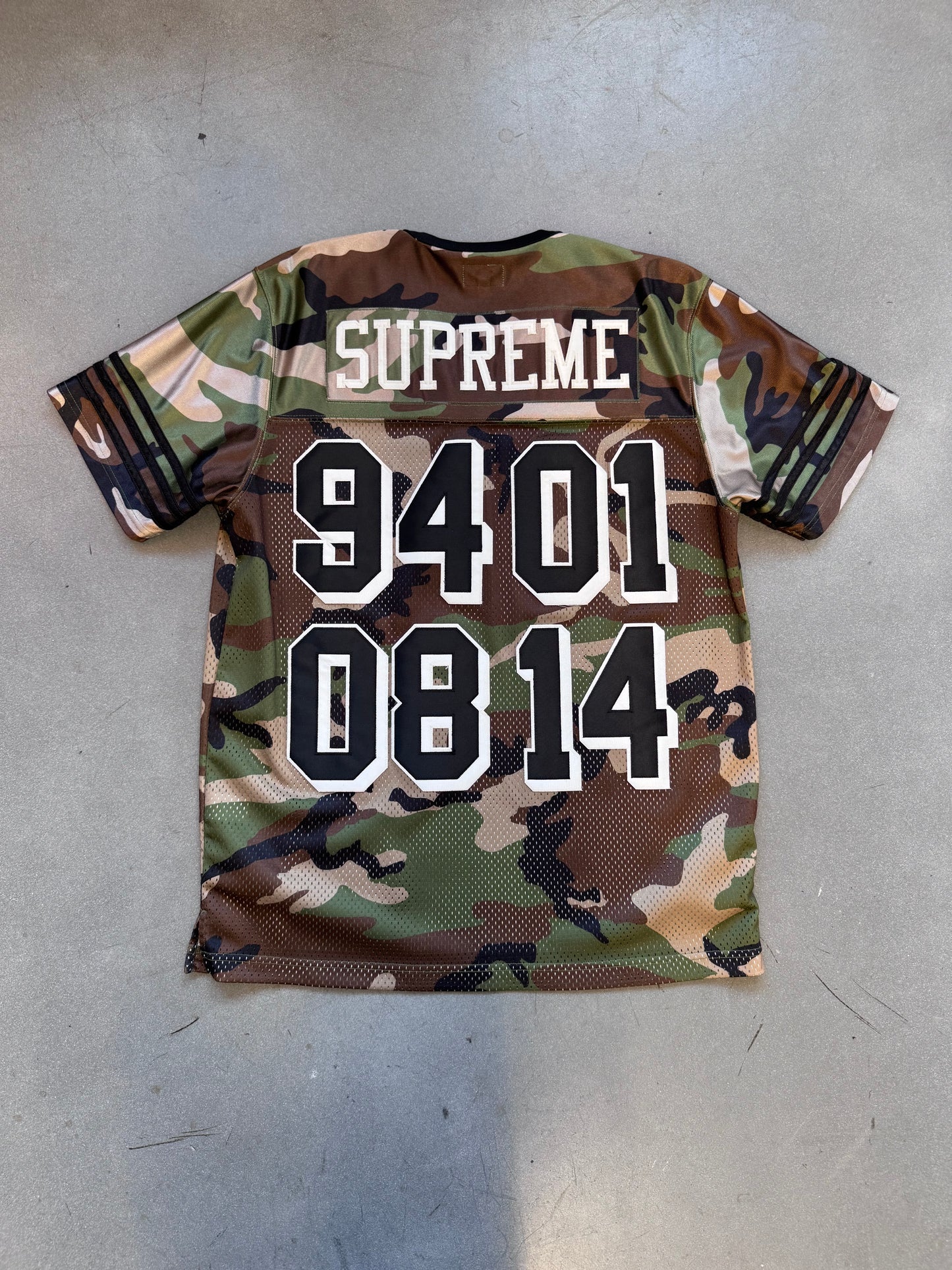 SS14 SUPREME 20TH ANNIVERSARY CHAMPIONSHIP FOOTBALL JERSEY CAMO