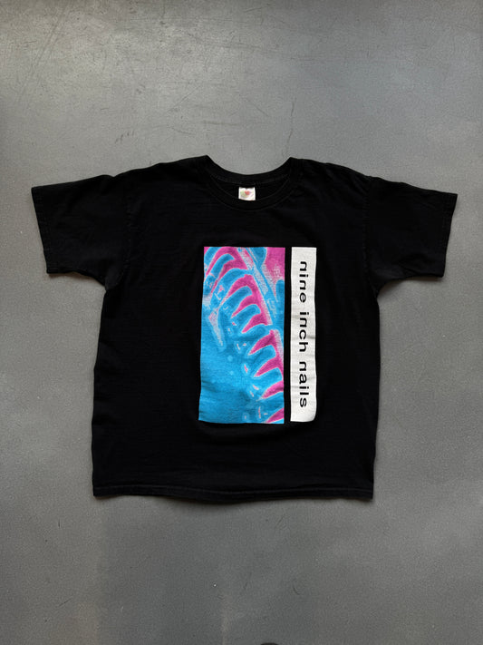 NINE INCH NAILS HATE 1990 TEE (FRUIT OF THE LOOM HEAVY TAG)