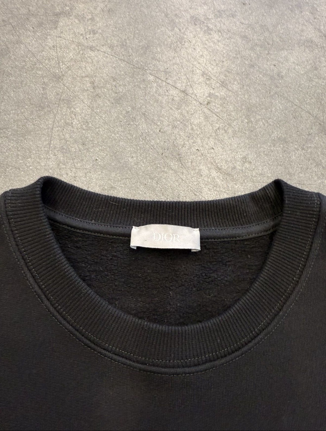 DIOR KAWS BEE LOGO CREWNECK SWEATSHIRT