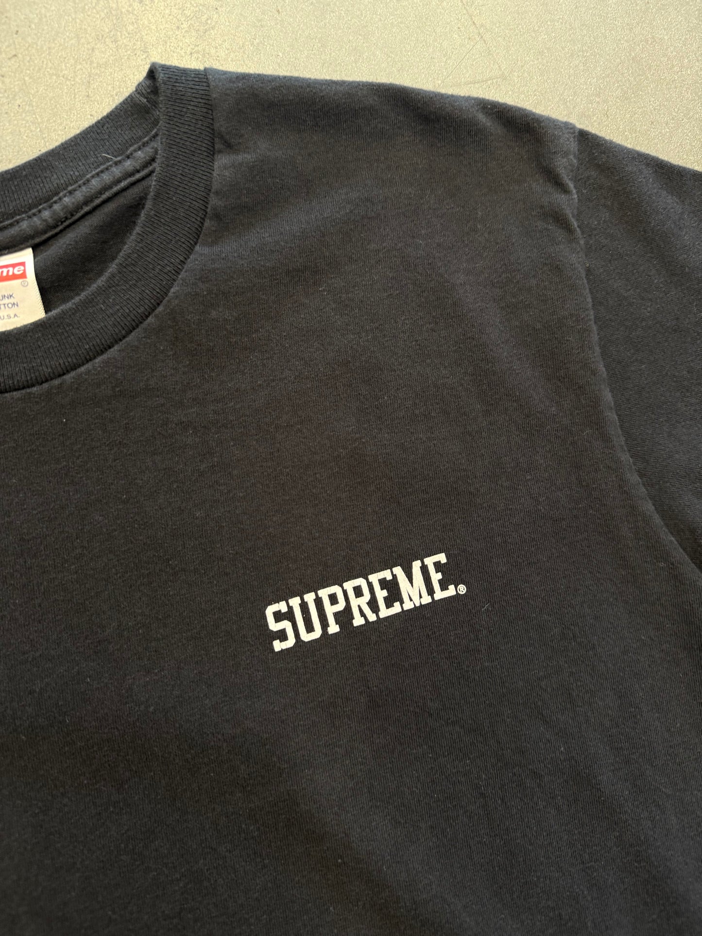 FW23 SUPREME DEF JAM FIGHT FOR NEW YORK FIGHTER TEE- BLACK