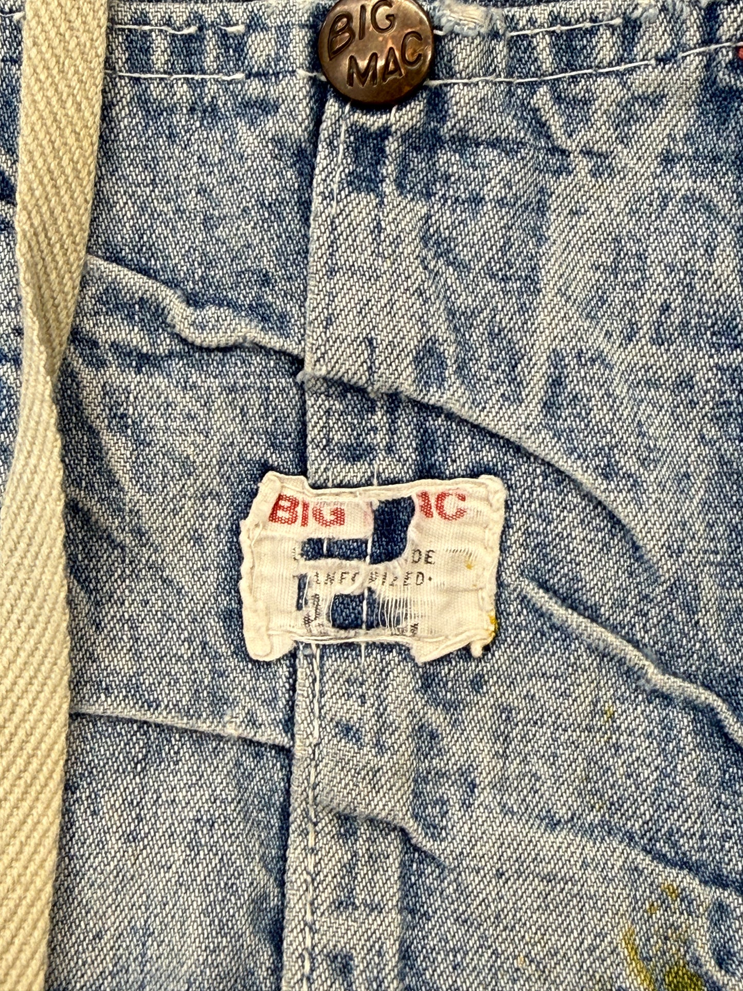 GREG LAUREN 1/1 VINTAGE BIG MAC DENIM PARKA