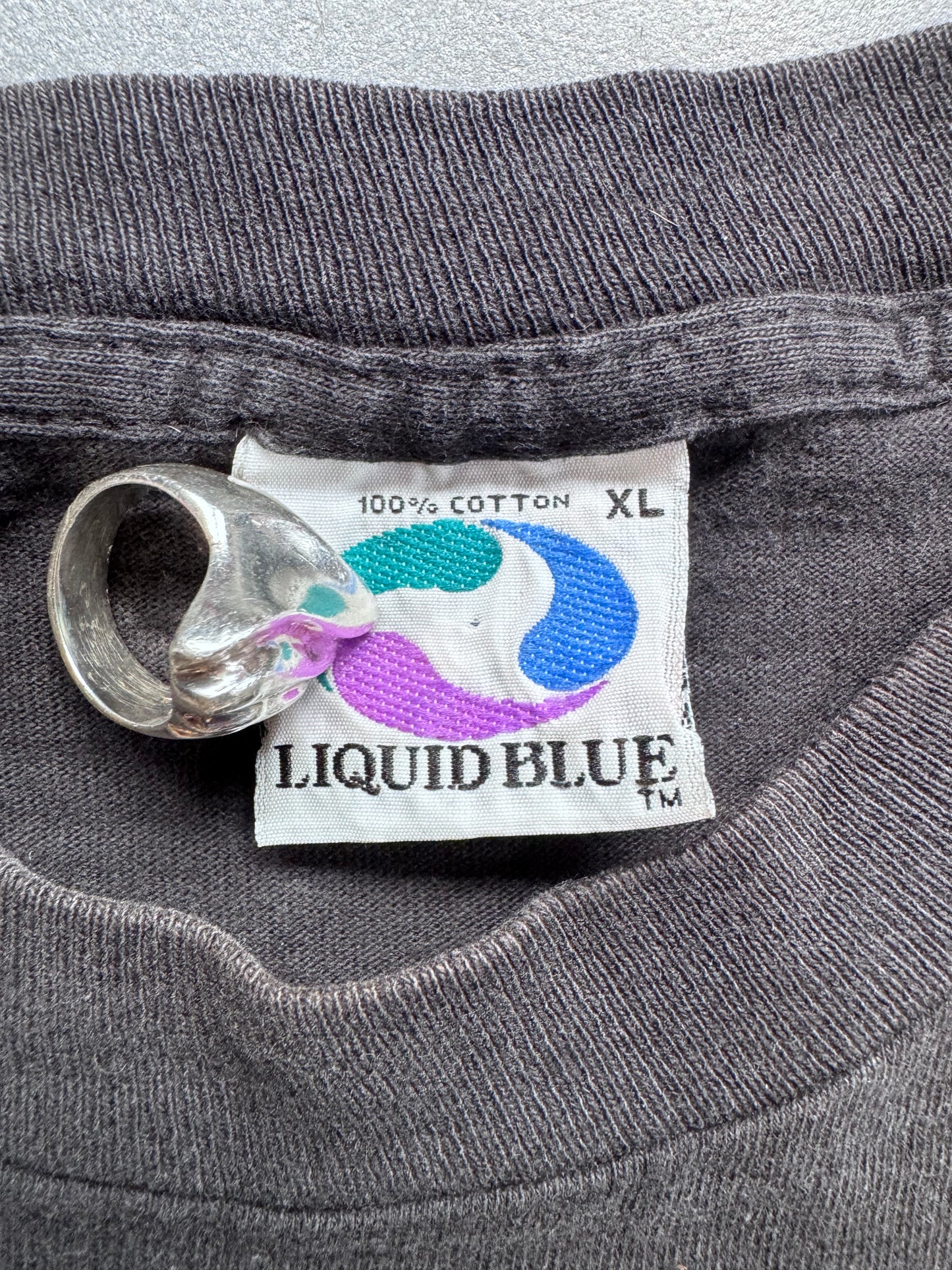 1994 LIQUID BLUE EAGLE AOP TEE